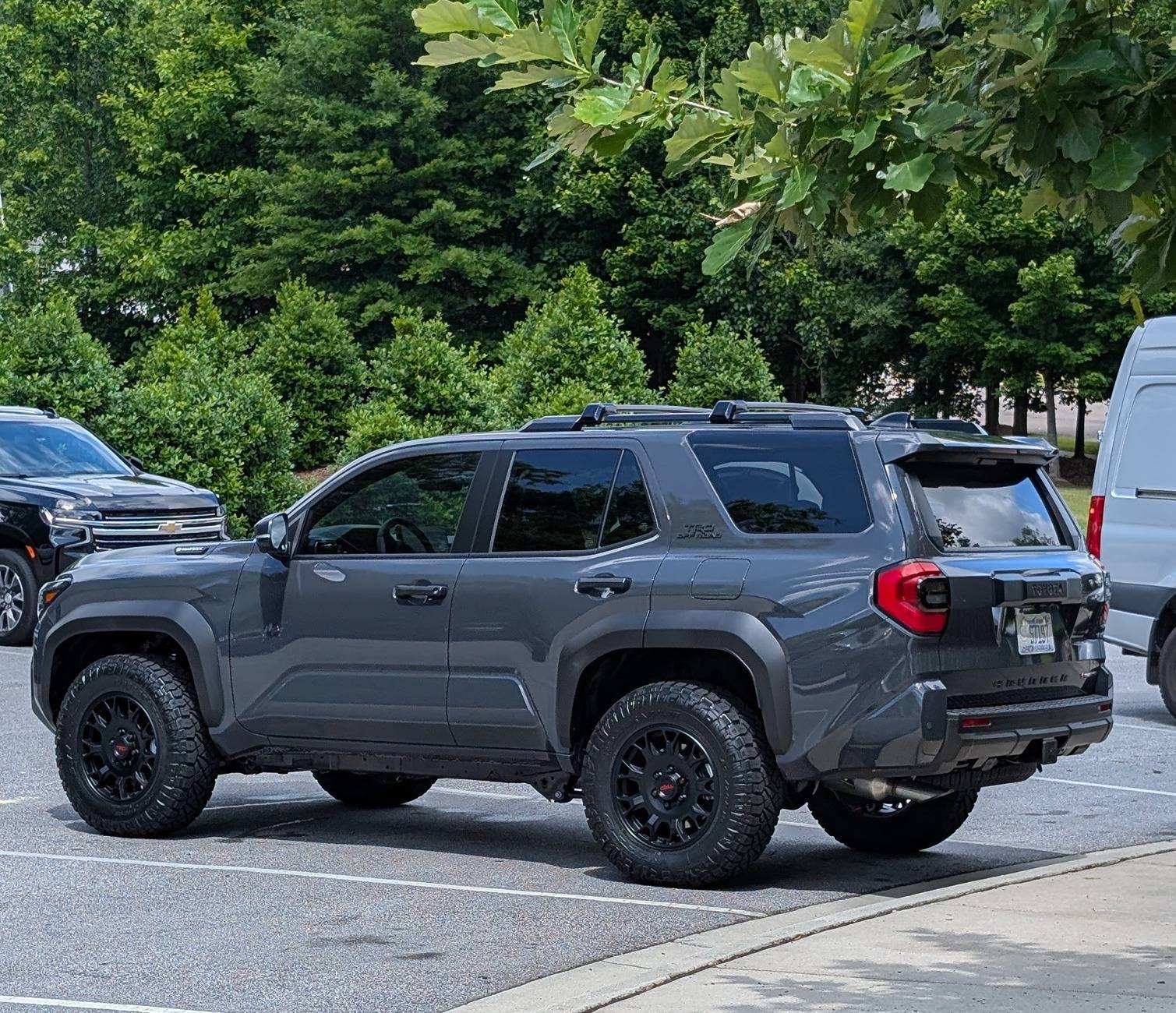 2025 4runner 6th gen Will the tires from the Hybrid TRD Off Road Premium fit on the TRD Pro 18” wheels (PTR56-35242-F1)? PXL_20250509_155328122~2