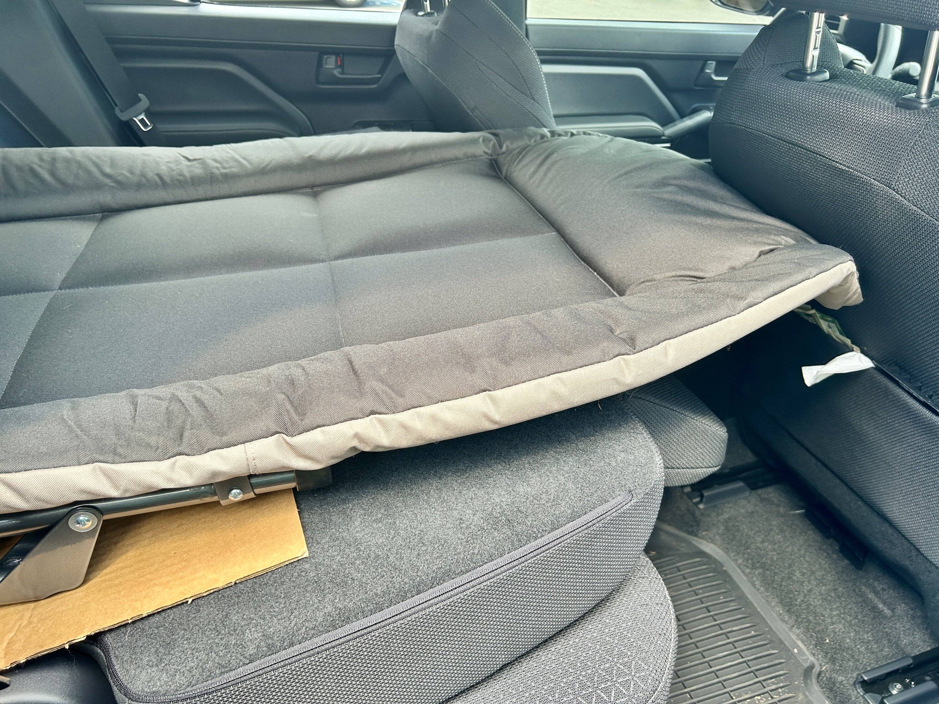 2025 Toyota 4runner REI Kingdom Cot fits for sleeping in cargo area IMG_7113