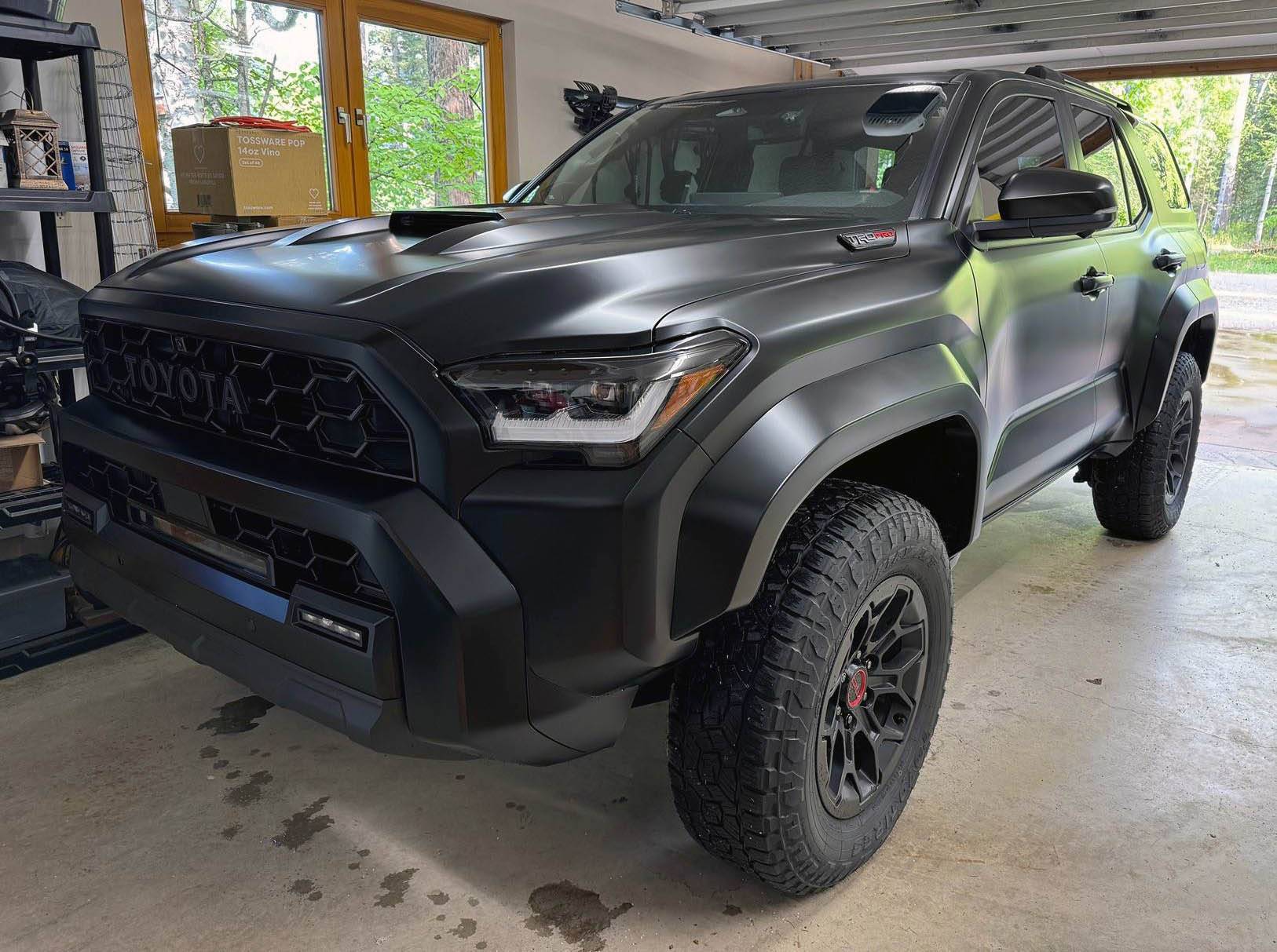 2025 Toyota 4runner TRD Pro full XPEL Stealth PPF wrapped + 1,500 miles review Black XPEL Stealth PPF 2025 4Runner 6th gen TRD Pro 1