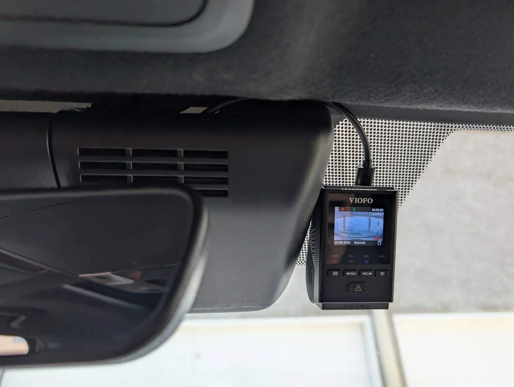 2025 Toyota 4runner Viofo A119 Mini 2 Dash Cam + Dongar 10-pin Type B install in ORP 1000010028