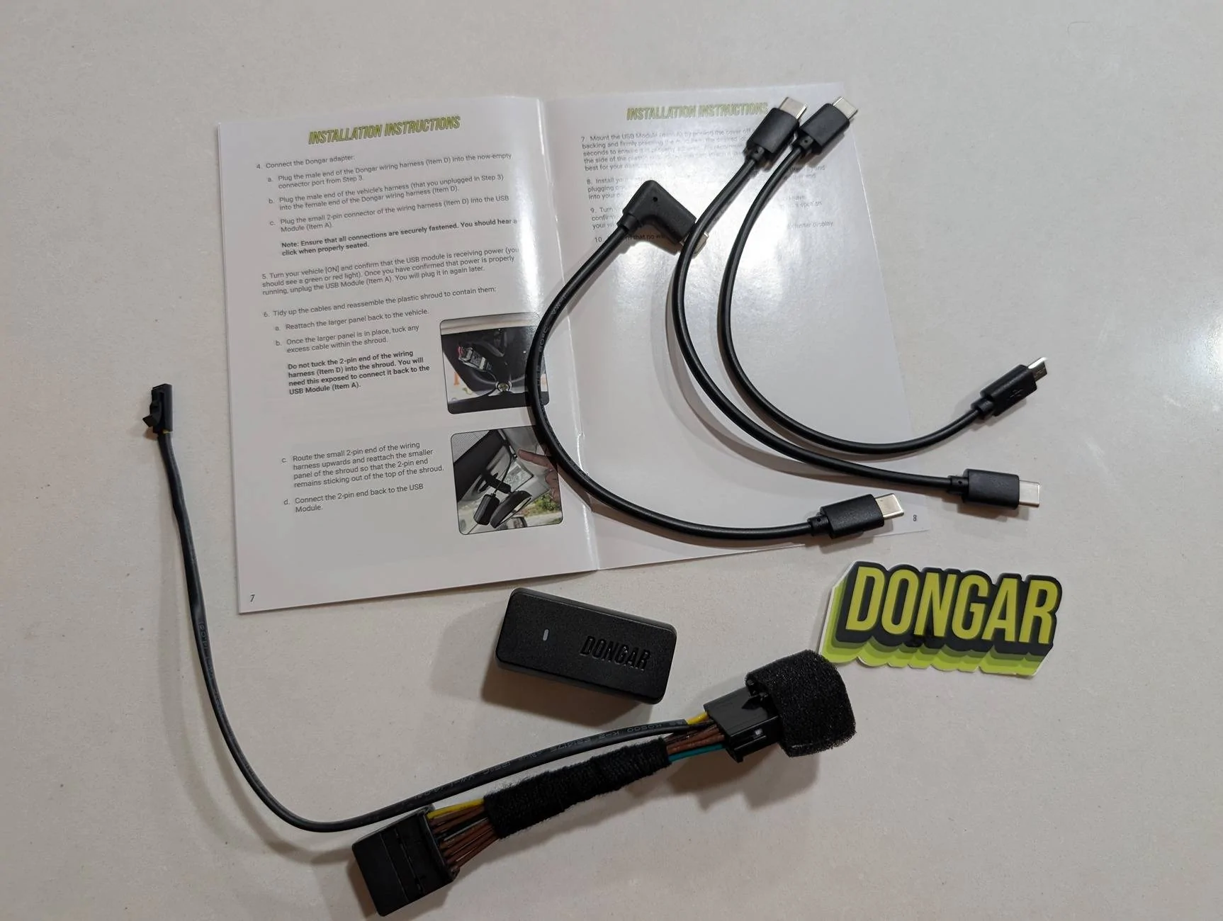 2025 Toyota 4runner Viofo A119 Mini 2 Dash Cam + Dongar 10-pin Type B install in ORP 1000009990