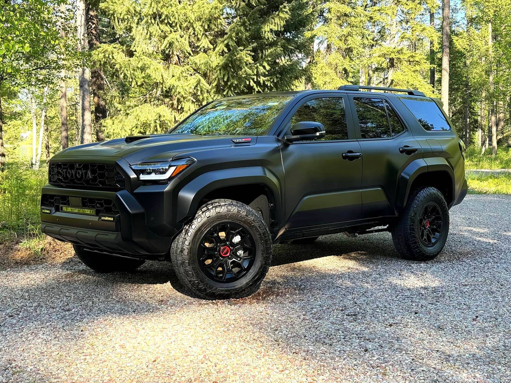 2025 Toyota 4runner TRD Pro full XPEL Stealth PPF wrapped + 1,500 miles review er-trd-pro-black-xpel-stealth-ppf-wrap-6th-gen-