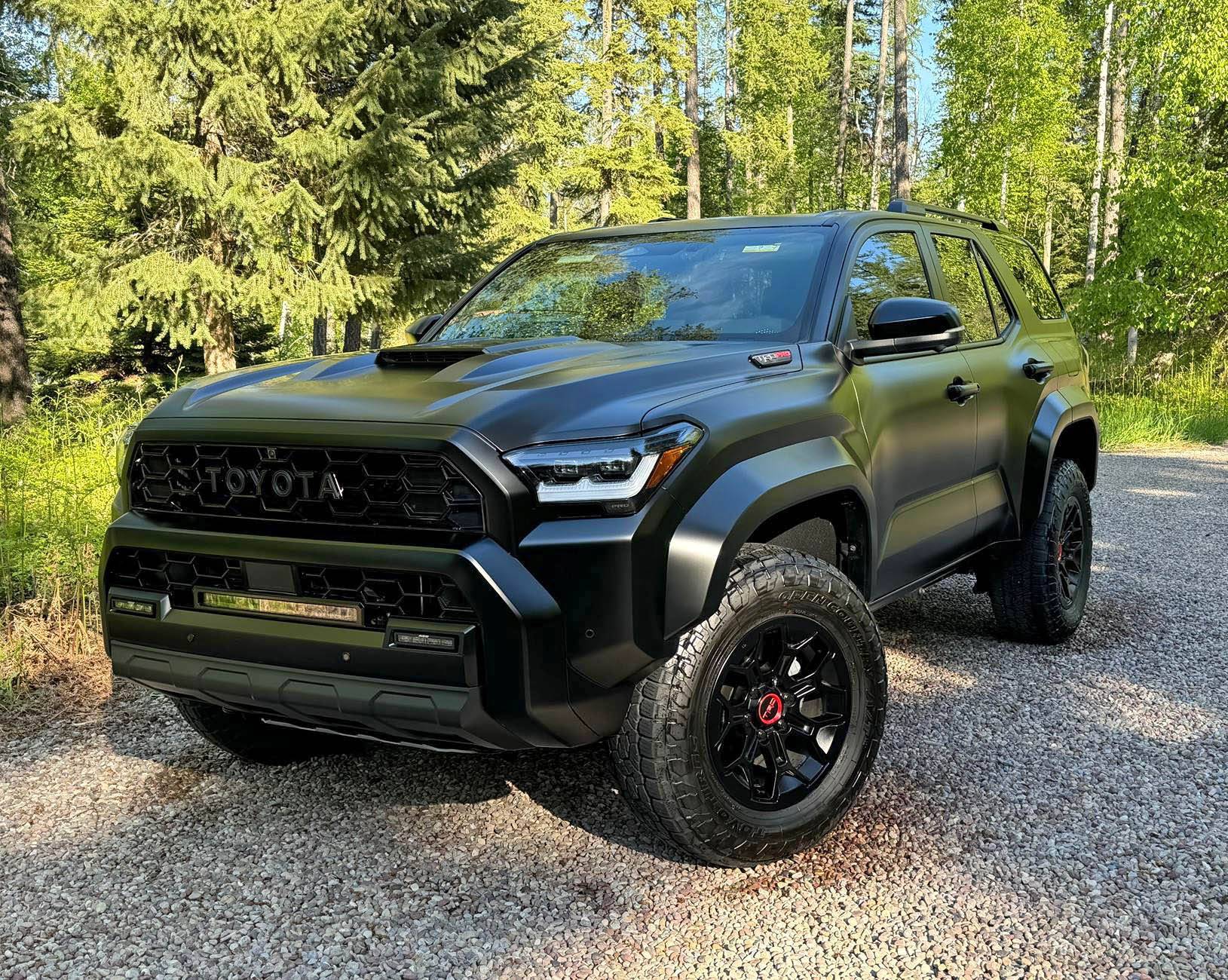 2025 Toyota 4runner TRD Pro full XPEL Stealth PPF wrapped + 1,500 miles review 25-4runner-trd-pro-black-xpel-stealth-ppf-wrap-