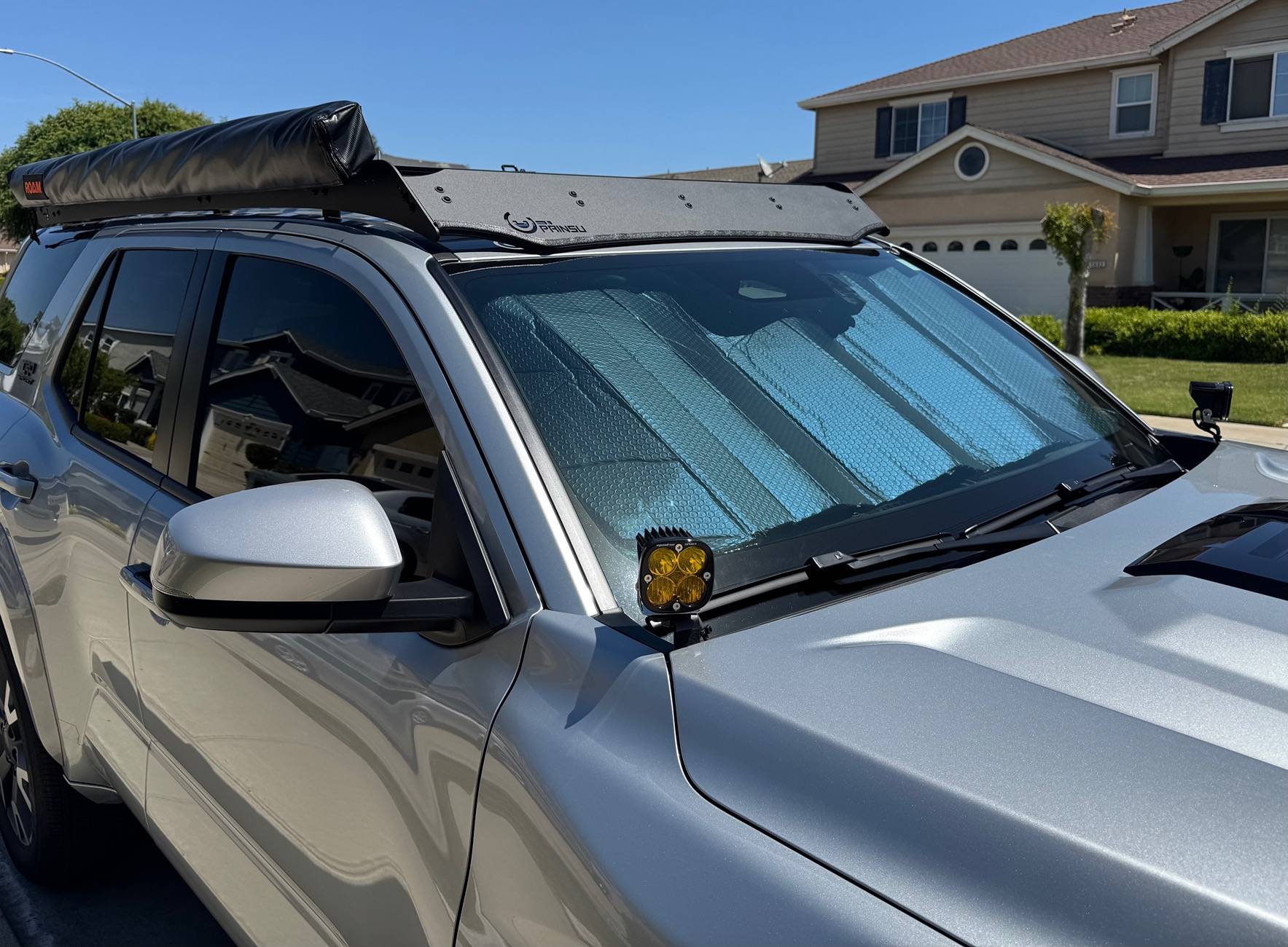 2025 4runner 6th gen CBI Ladder installed (no drill) + Prinsu roof rack + ROAM cases, ROAM rooftop awning IMG_1621