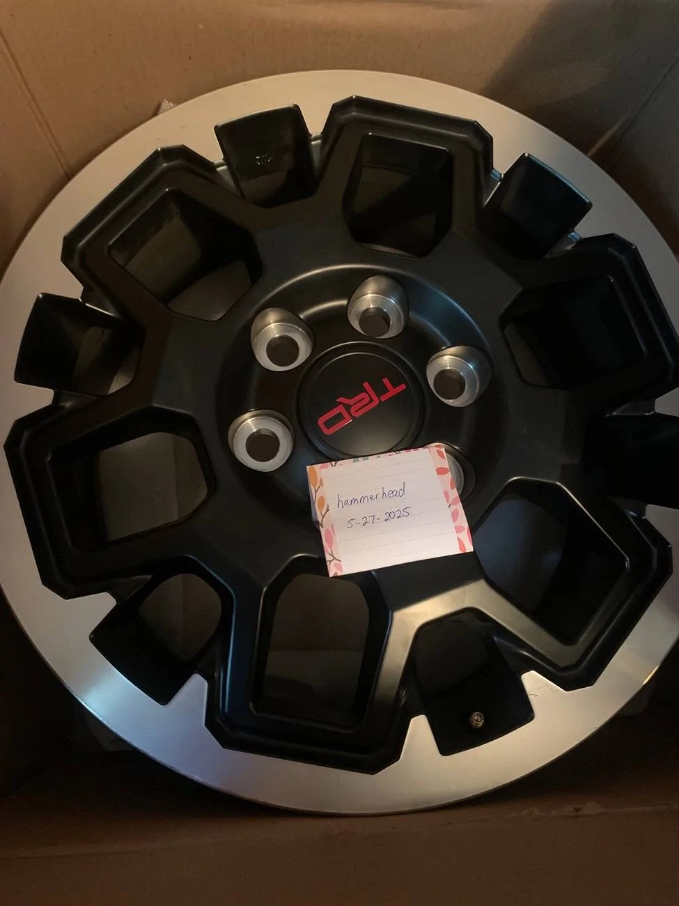 2025 4runner 6th gen For sale:TRD off road premium wheels IMG_7233