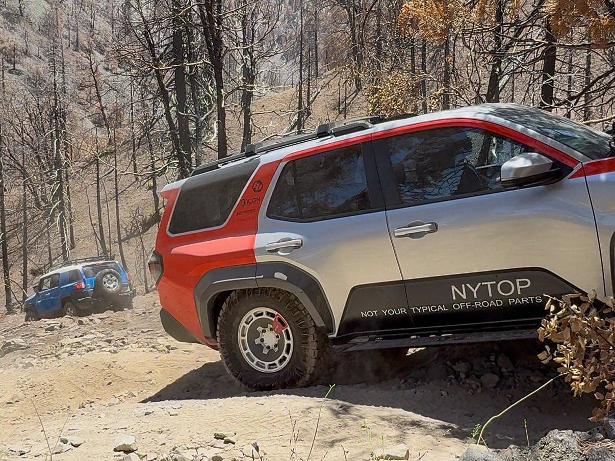 2025 4runner 6th gen NYTOP 2024 4Runner TRD Sport Build w/ Carbon Fiber Fender Flares & More (off-roading at Lytle Creek, CA) 500707735_23875212812165794_6072487876978781182_n