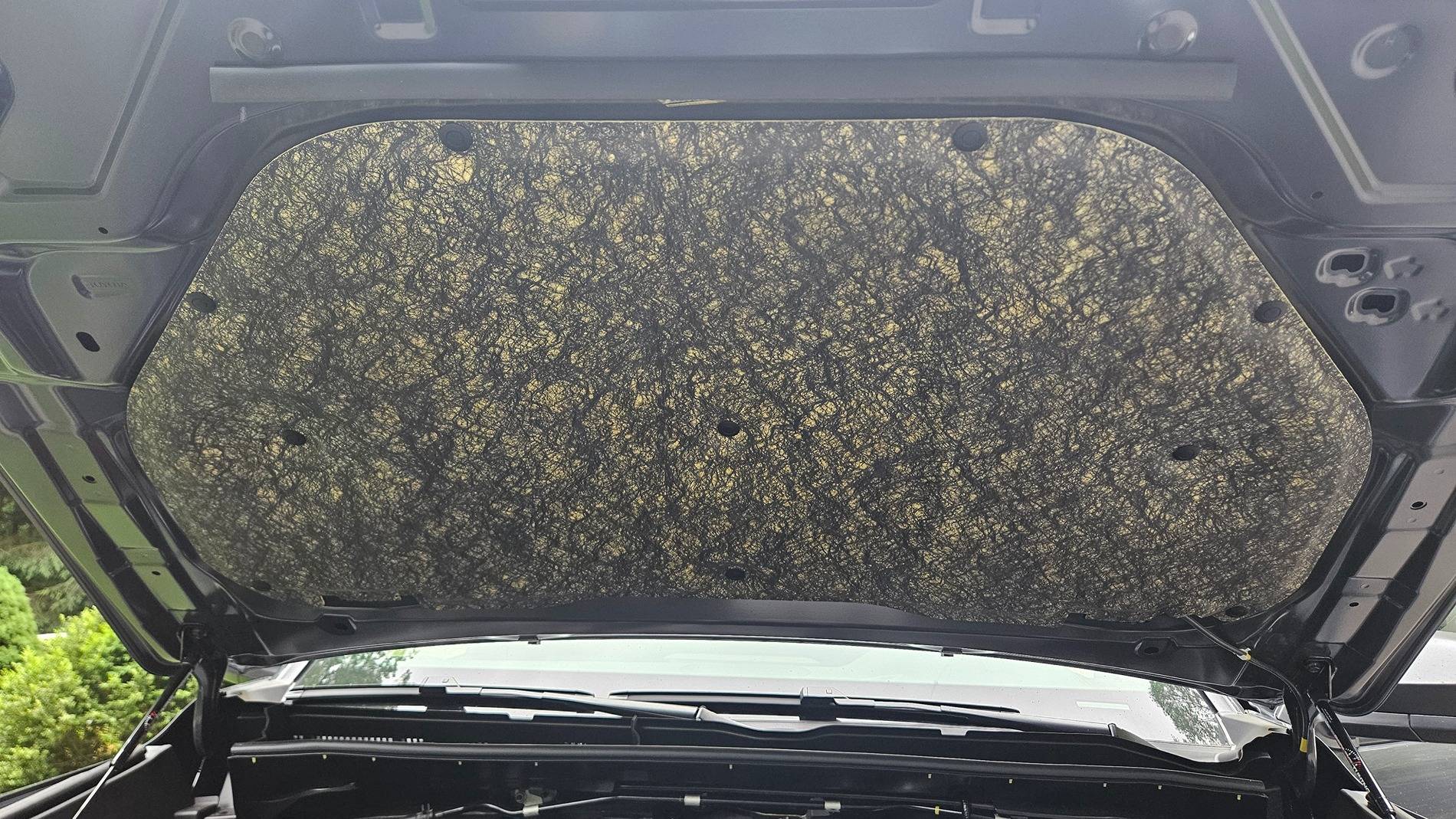 2025 4runner 6th gen Aftermarket Hood Insulation / Soundproof Mat installed 20250528_152654