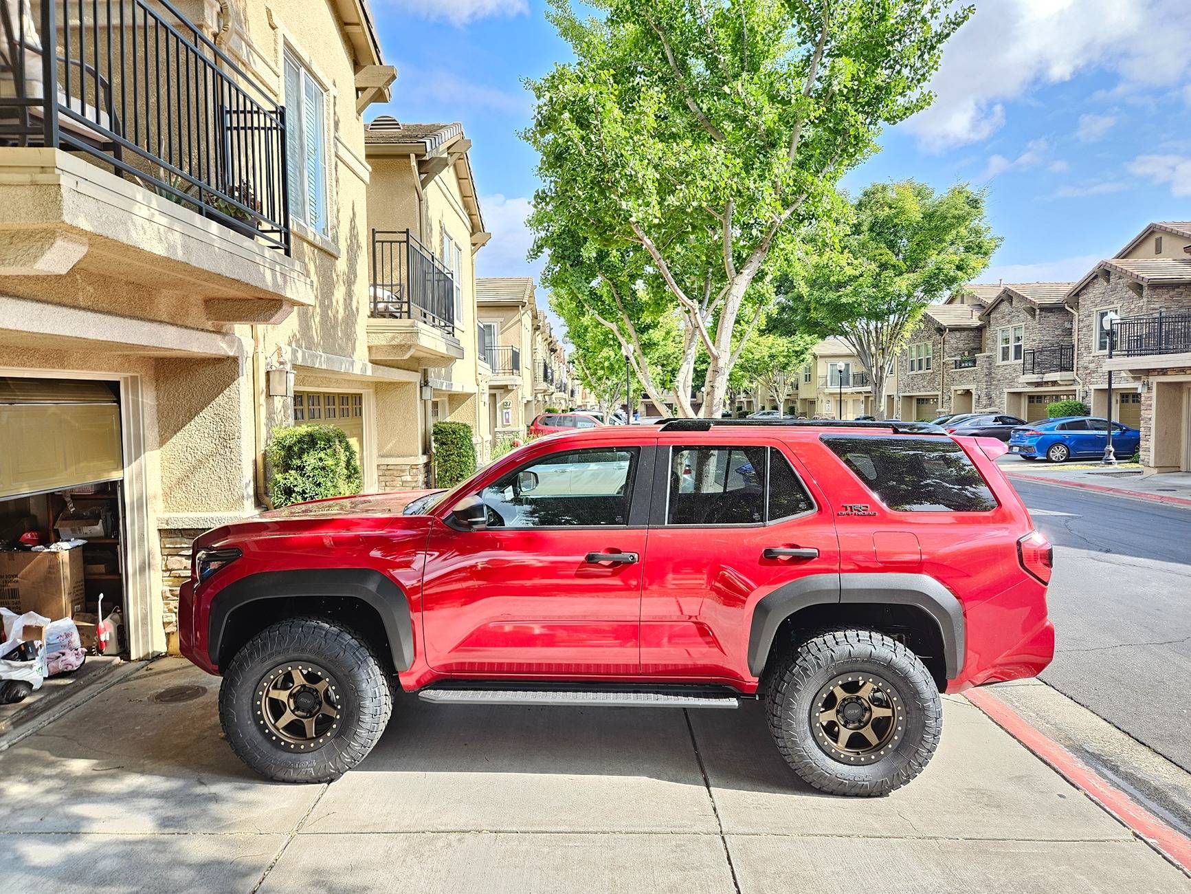 2025 4runner 6th gen 35's (35/12.5/17) Open Country AT -- RRW wheels 17x8.5 et 0 offset -- Westcott pre-collar lift kit 20250427_162240
