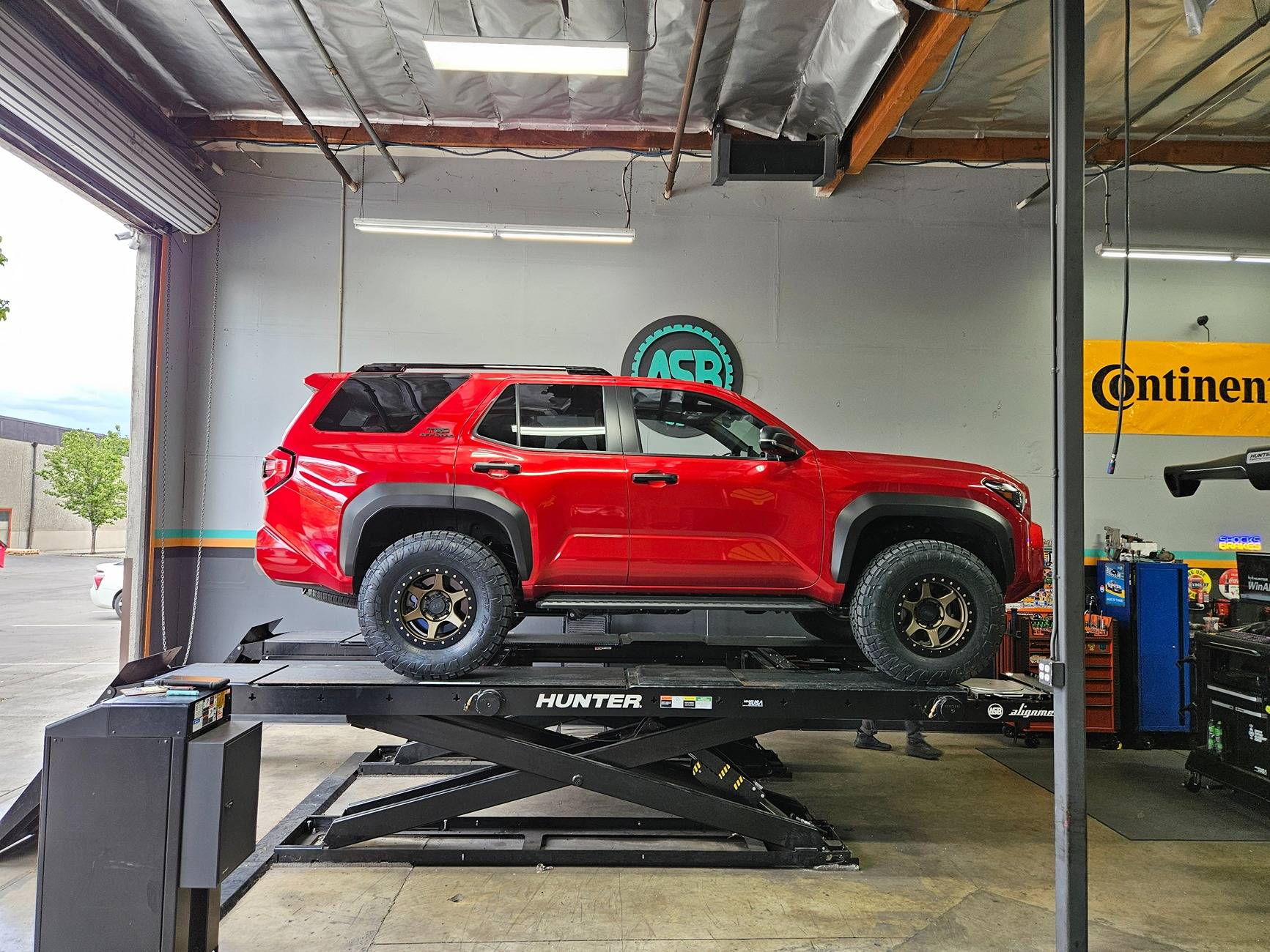 2025 4runner 6th gen 35's (35/12.5/17) Open Country AT -- RRW wheels 17x8.5 et 0 offset -- Westcott pre-collar lift kit 20250425_152054