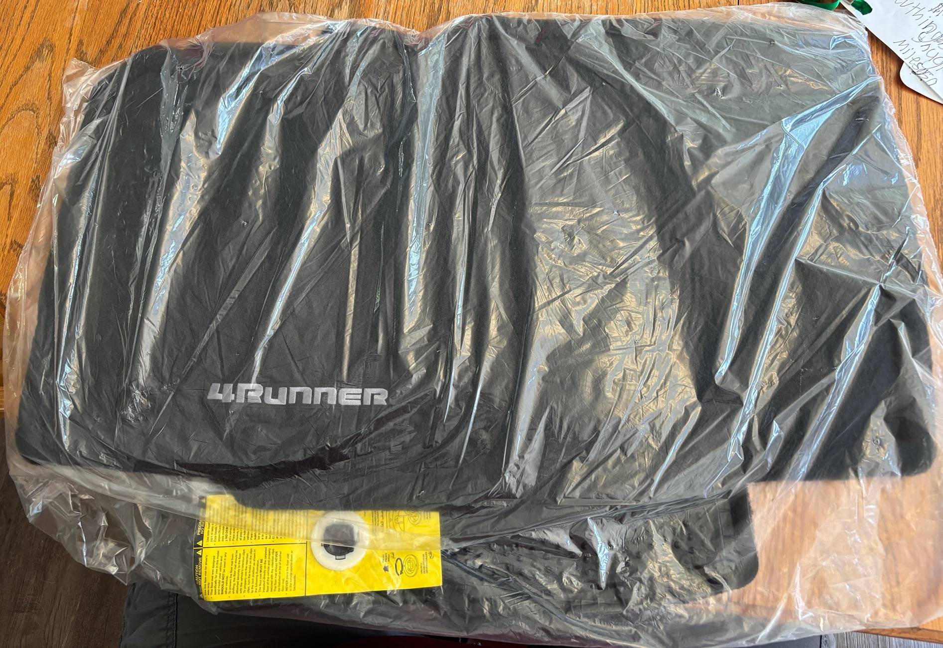 2025 4runner 6th gen Carpet Floor Mats for sale - new / unopened $100 obo IMG_0012.JPG