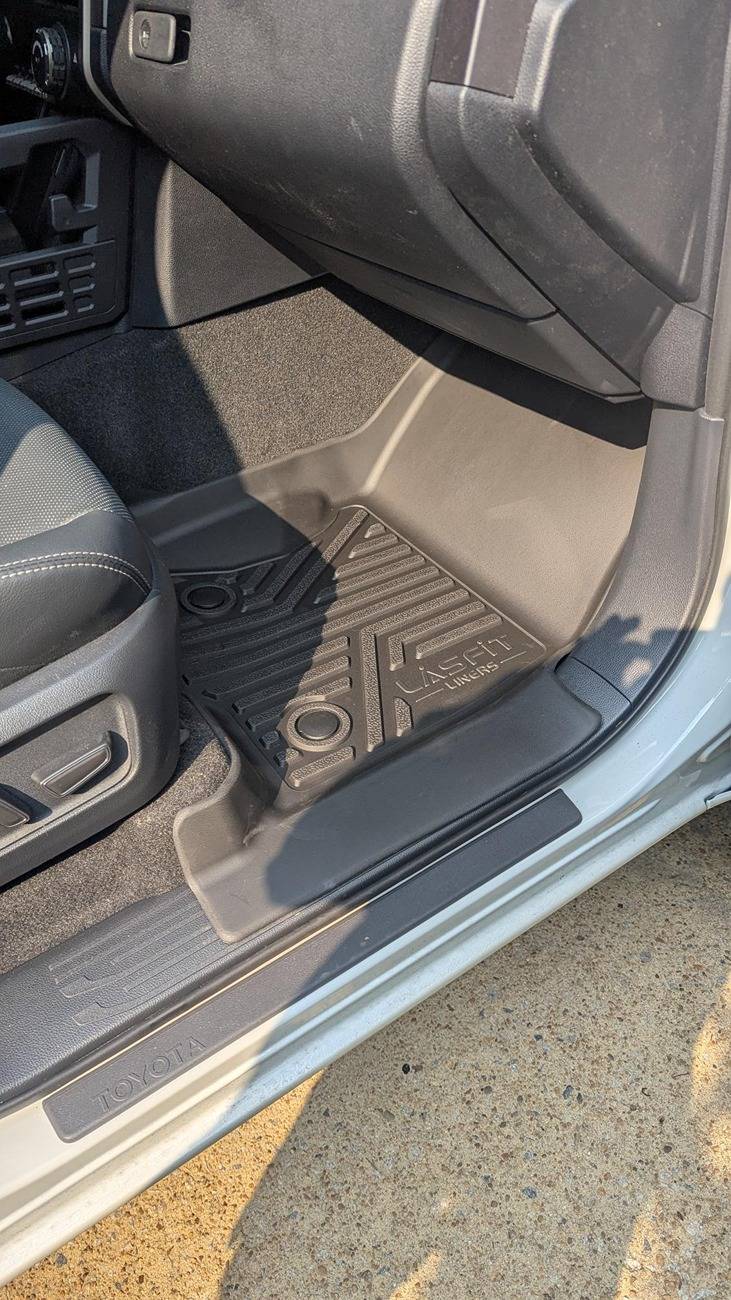 2025 4runner 6th gen Lasfit Floor Mats / Cargo Liner Mat Installed (4runner with third row) 1000026030