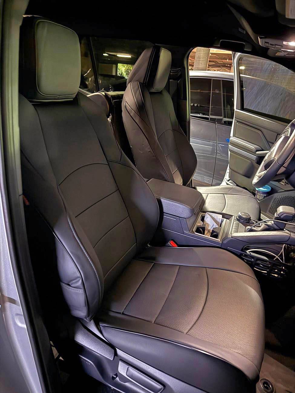 2025 4runner 6th gen EKR faux leather seat covers installed on 6th gen 4Runner SR5 -- photos, install tips, review IMG_9470