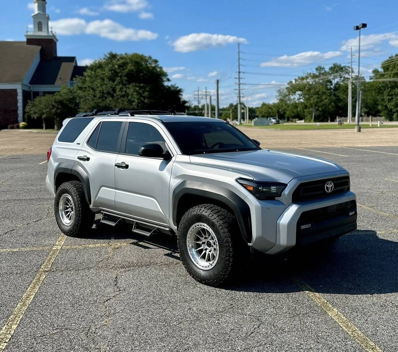 2025 4runner 6th gen SR5 on Lock Off-Road Baja 17x9 +23 offset wheels w/ Venom Power Terra Hunter R/T 285/70r17 tires 2025 4Runner SR5 6th gen Venom Power Terra Hunter R:T 285:70r17 tires Lock Off-Road Baja 17x9 