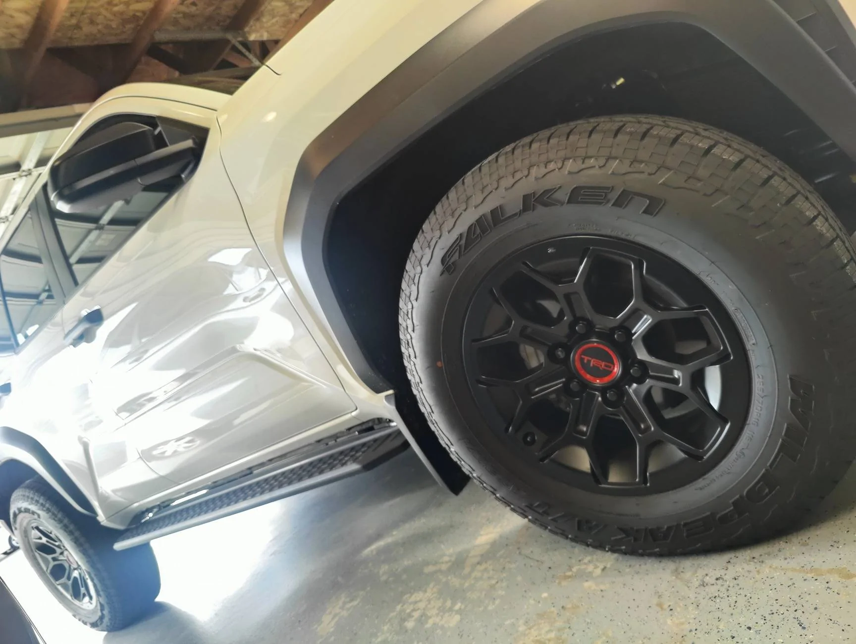2025 4runner 6th gen Anyone running TRD Pro wheels with 275/70/18 Falken Wildpeak AT4Ws? 1000006064