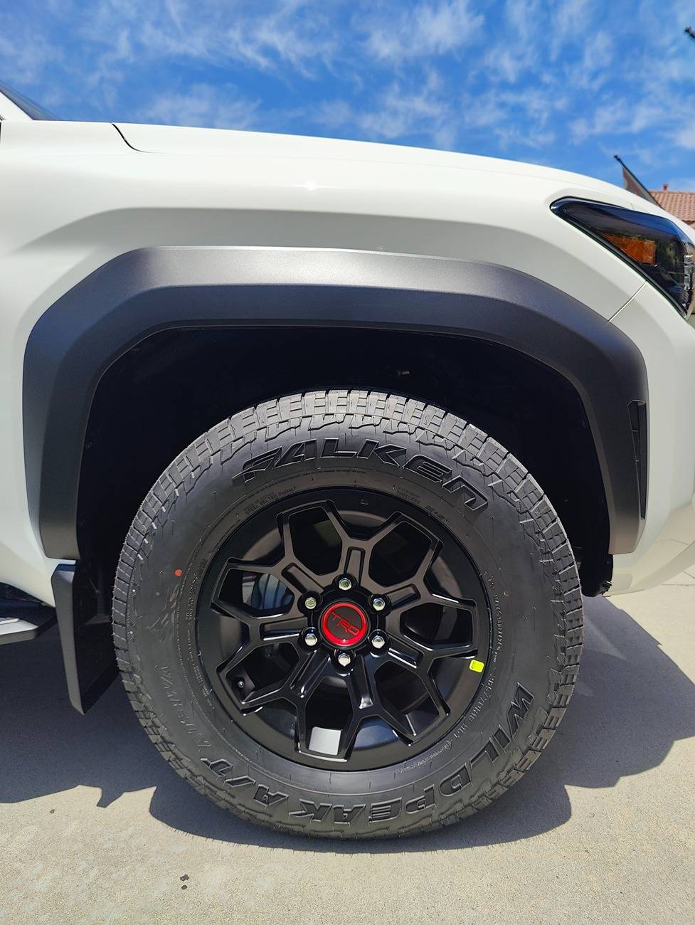 2025 4runner 6th gen Anyone running TRD Pro wheels with 275/70/18 Falken Wildpeak AT4Ws? 1000005992