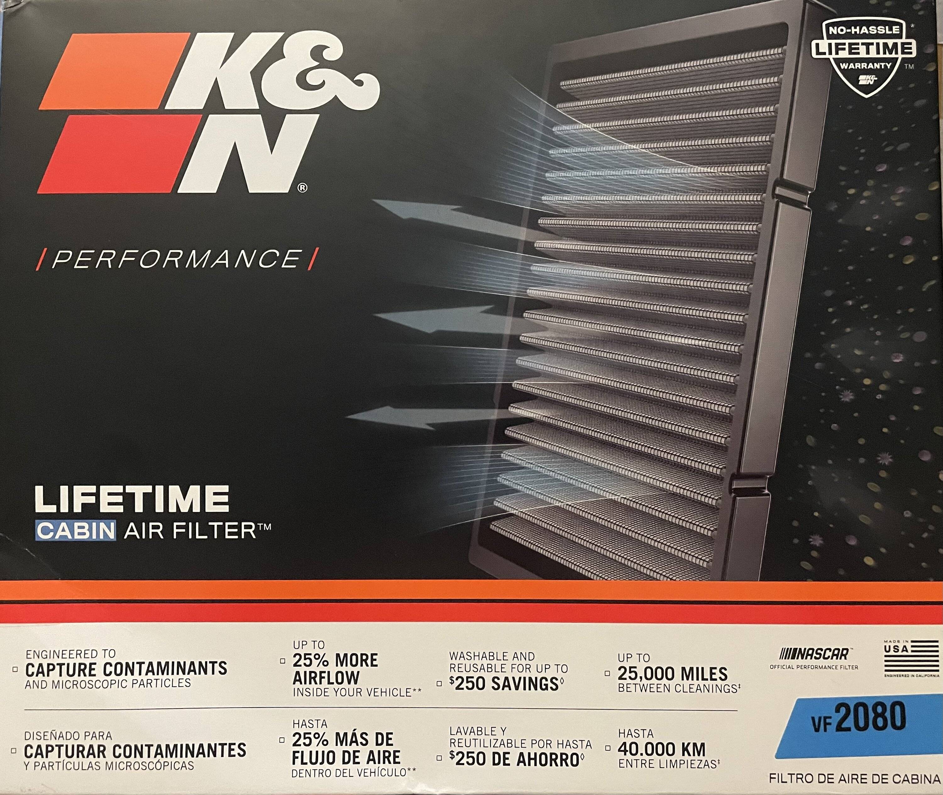 2025 4runner 6th gen K&N cabin air filter installed 1748959439908-sw