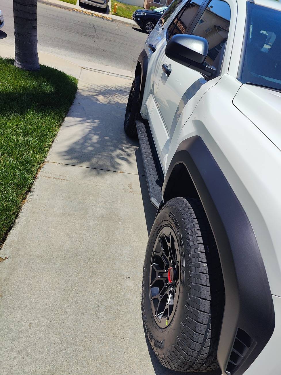 2025 4runner 6th gen Anyone running TRD Pro wheels with 275/70/18 Falken Wildpeak AT4Ws? IMG20250524124754