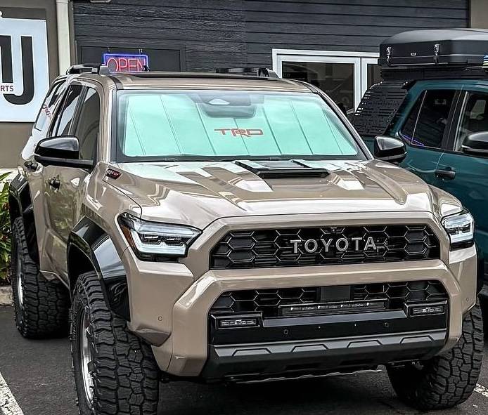 2025 4runner 6th gen Toyota TRD Sunshade / Sun Shade Part Number #PTQ24-34230 Toyota TRD Sunshade : Sun Shade Part Number #PTQ24-34230 2