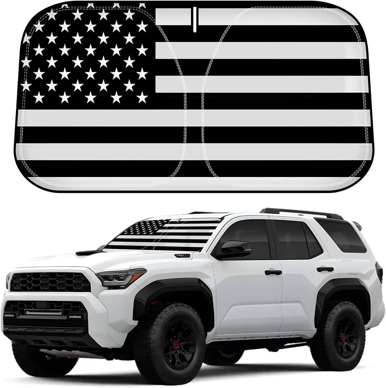 2025 4runner 6th gen Toyota TRD Sunshade / Sun Shade Part Number #PTQ24-34230 1749144161921-ak
