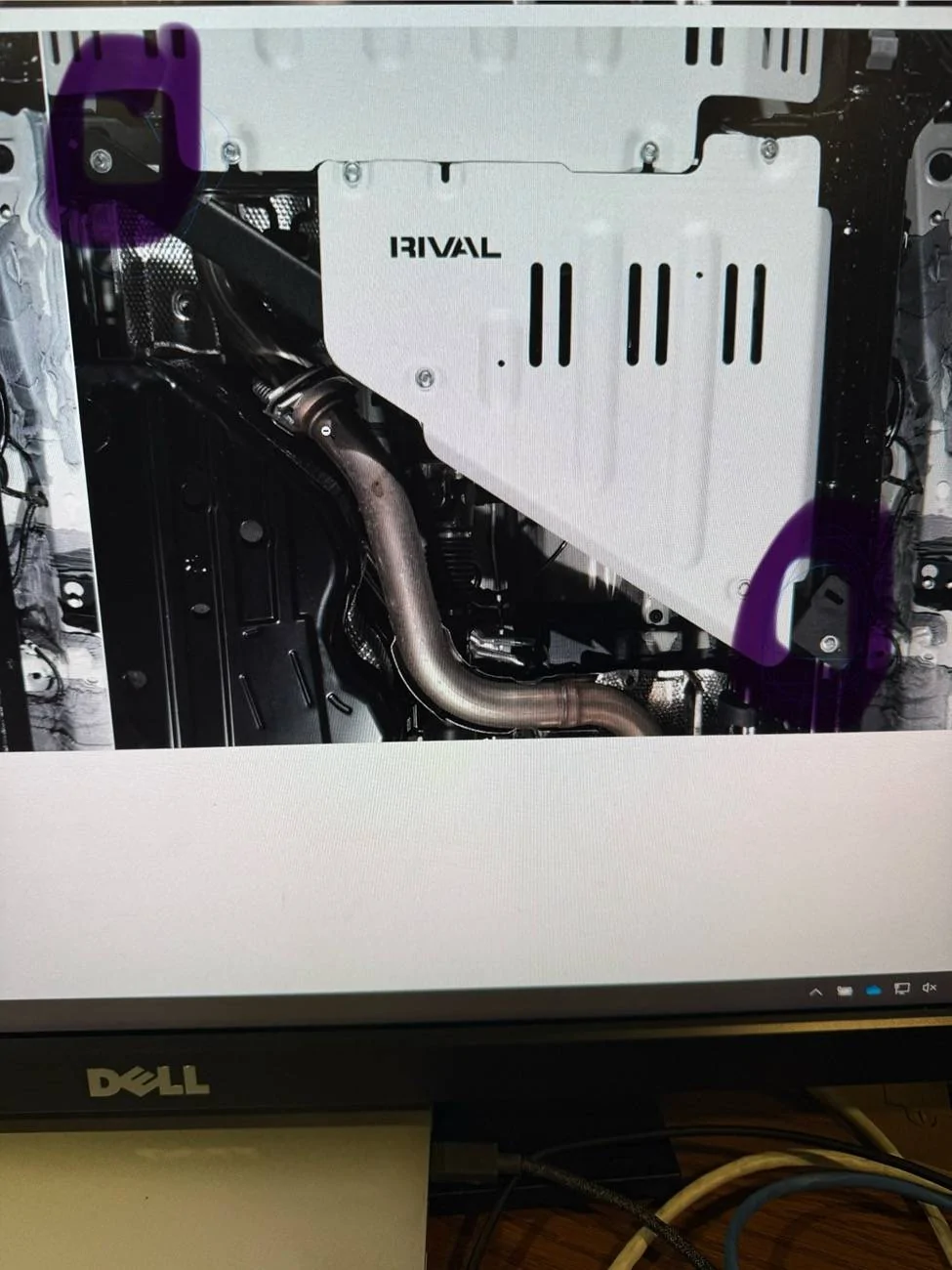 2025 4runner 6th gen Rival 4x4 skid plates (transmission & transfer case) installed IMG_9596