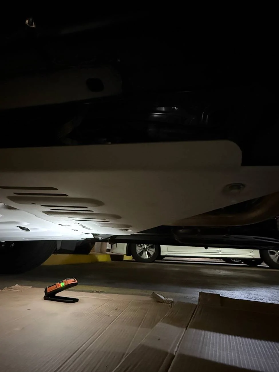 2025 4runner 6th gen Rival 4x4 skid plates (transmission & transfer case) installed IMG_9586