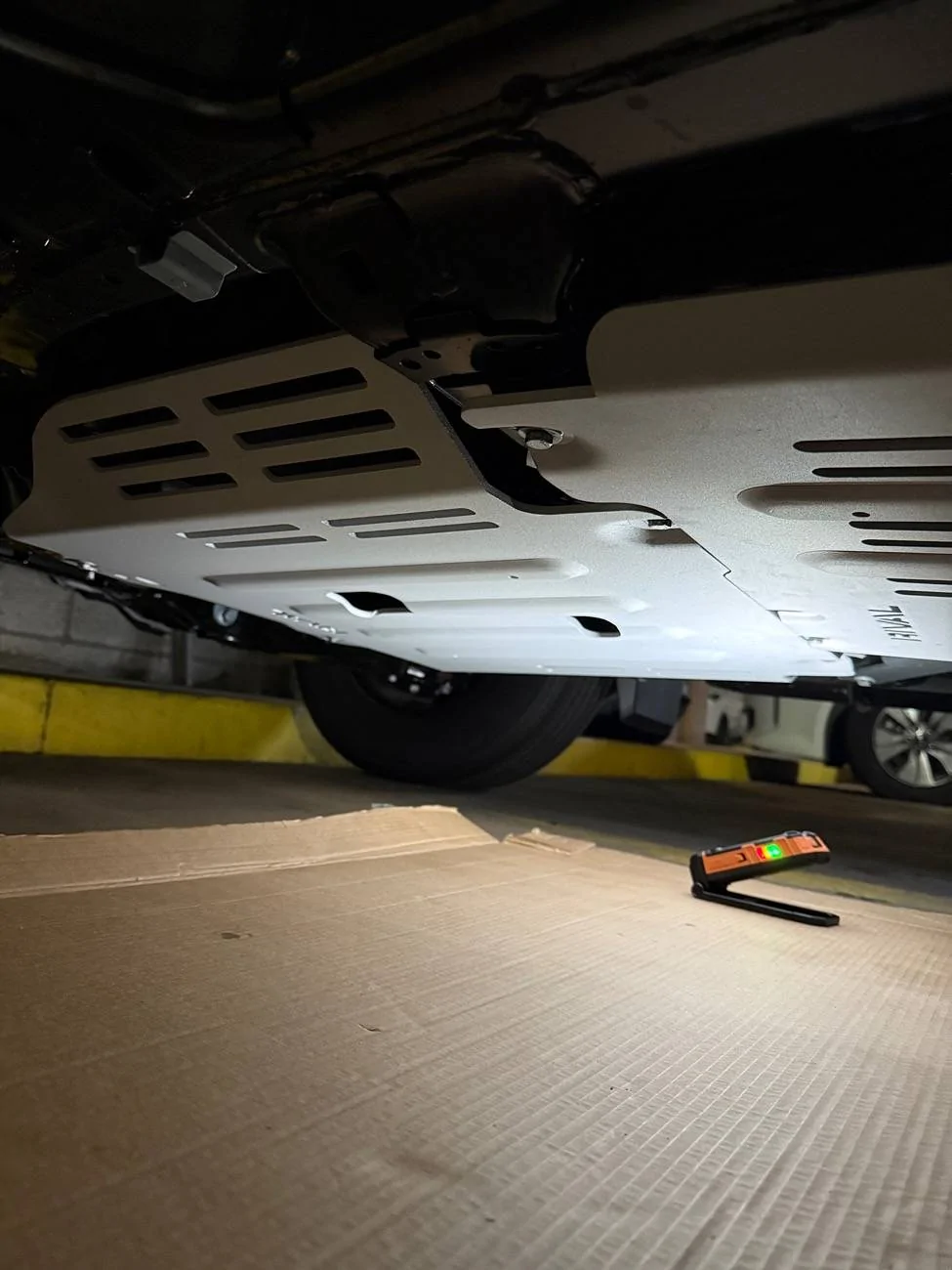 2025 4runner 6th gen Rival 4x4 skid plates (transmission & transfer case) installed IMG_9585