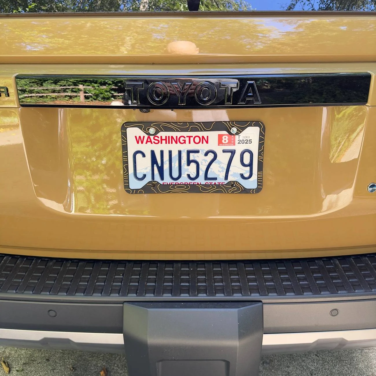 2025 4runner 6th gen Cheap Mods for 6th Gen? plate_fram