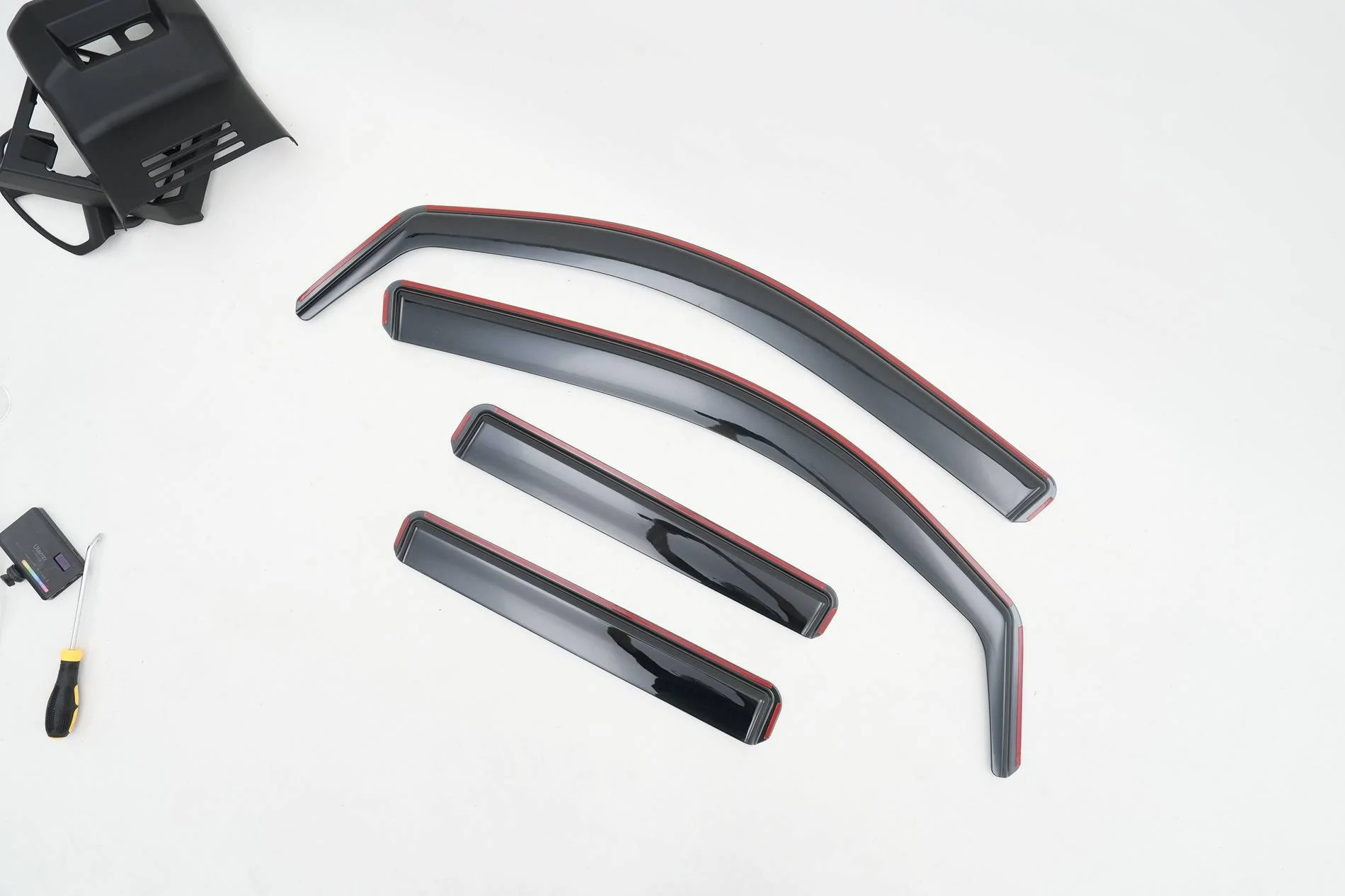 2025 4runner 6th gen ✨Zekzoop Looking for Free-Trial Volunteers! -  Window Visor Rain Guards 25款丰田超霸内嵌晴雨挡（不带亮条）白底