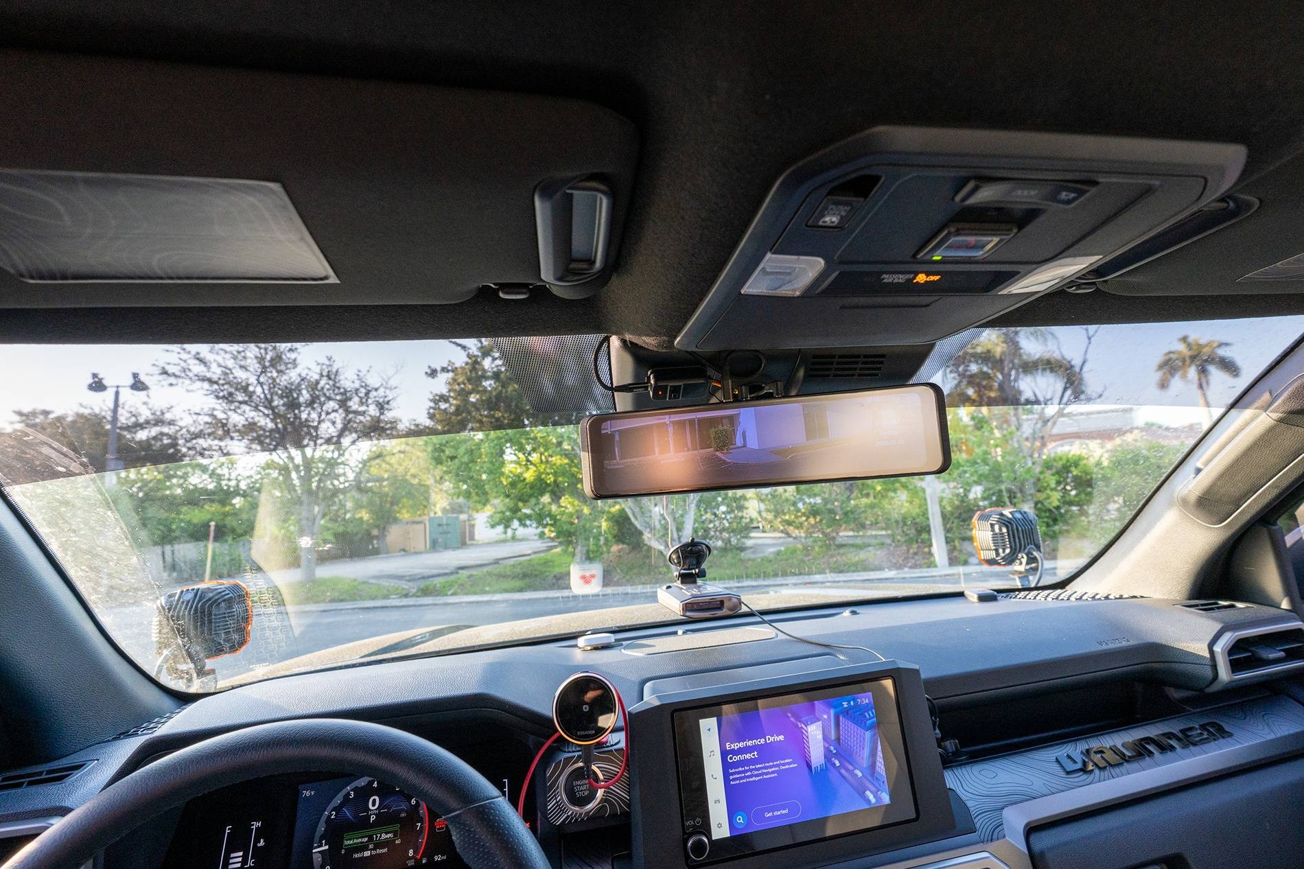 2025 4runner 6th gen Windshield Eyebrow Tint Strip Install DIY DSC00258