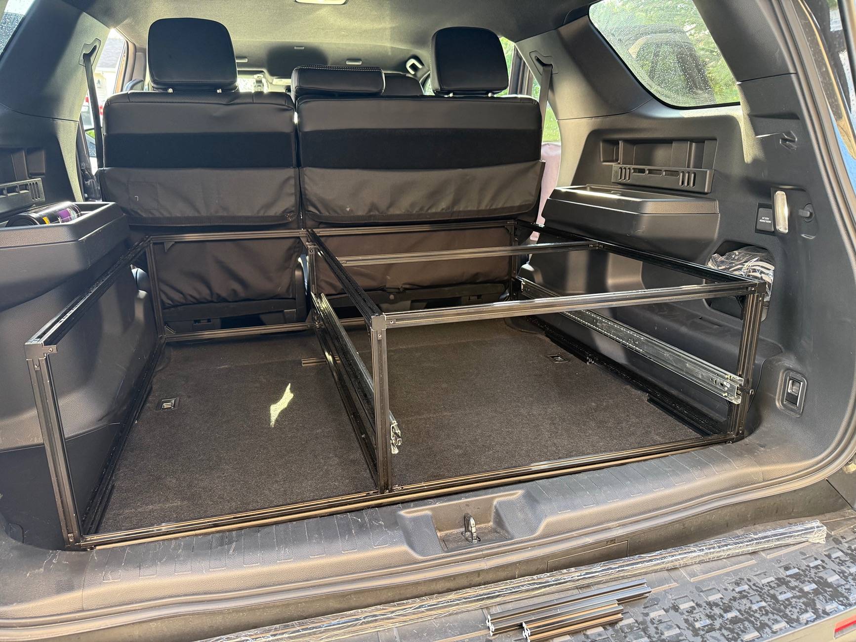 2025 4runner 6th gen DIY Cargo Drawer System and Leveling Platform for Cargo Area IMG_2531