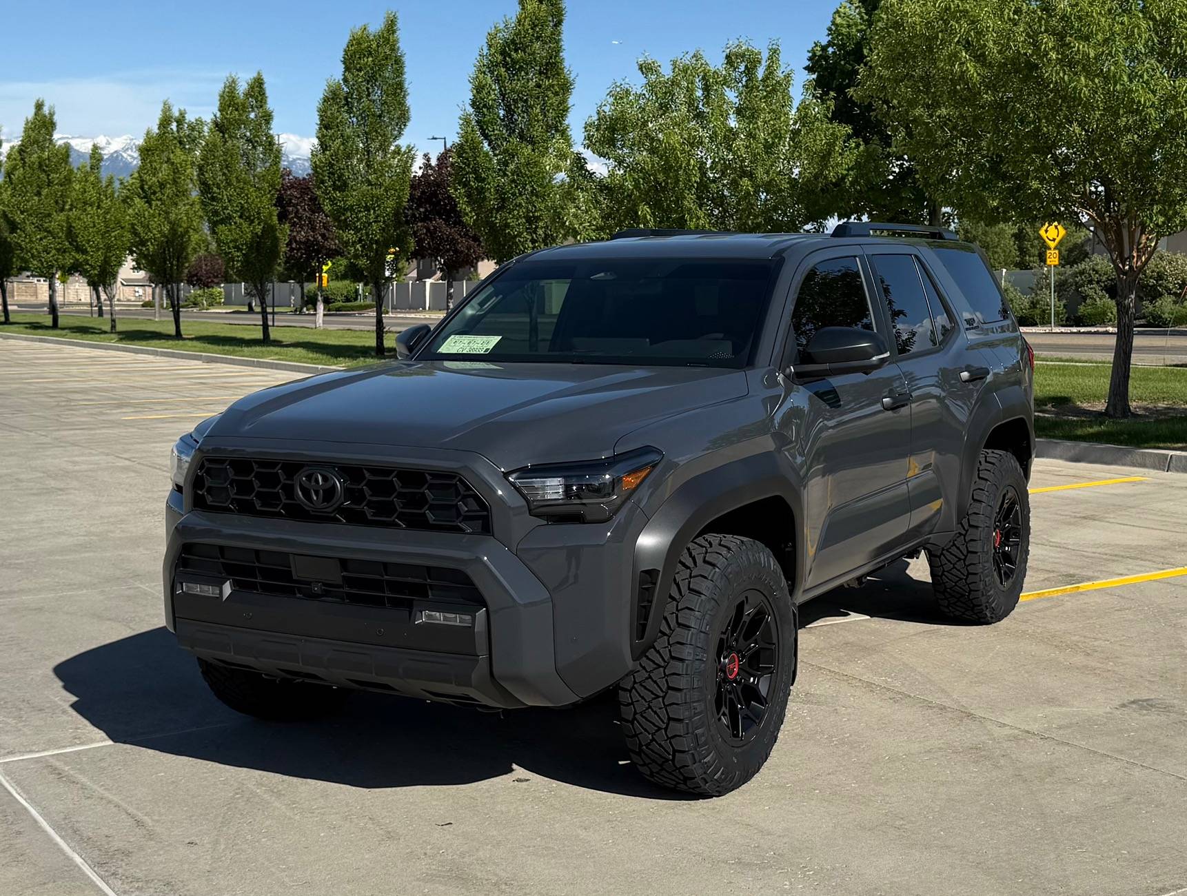 2025 Toyota 4runner 33" Nitto Terra Grappler tires (265/70r18) installed on 18" Factory Upgrade TRD Wheels IMG_0198