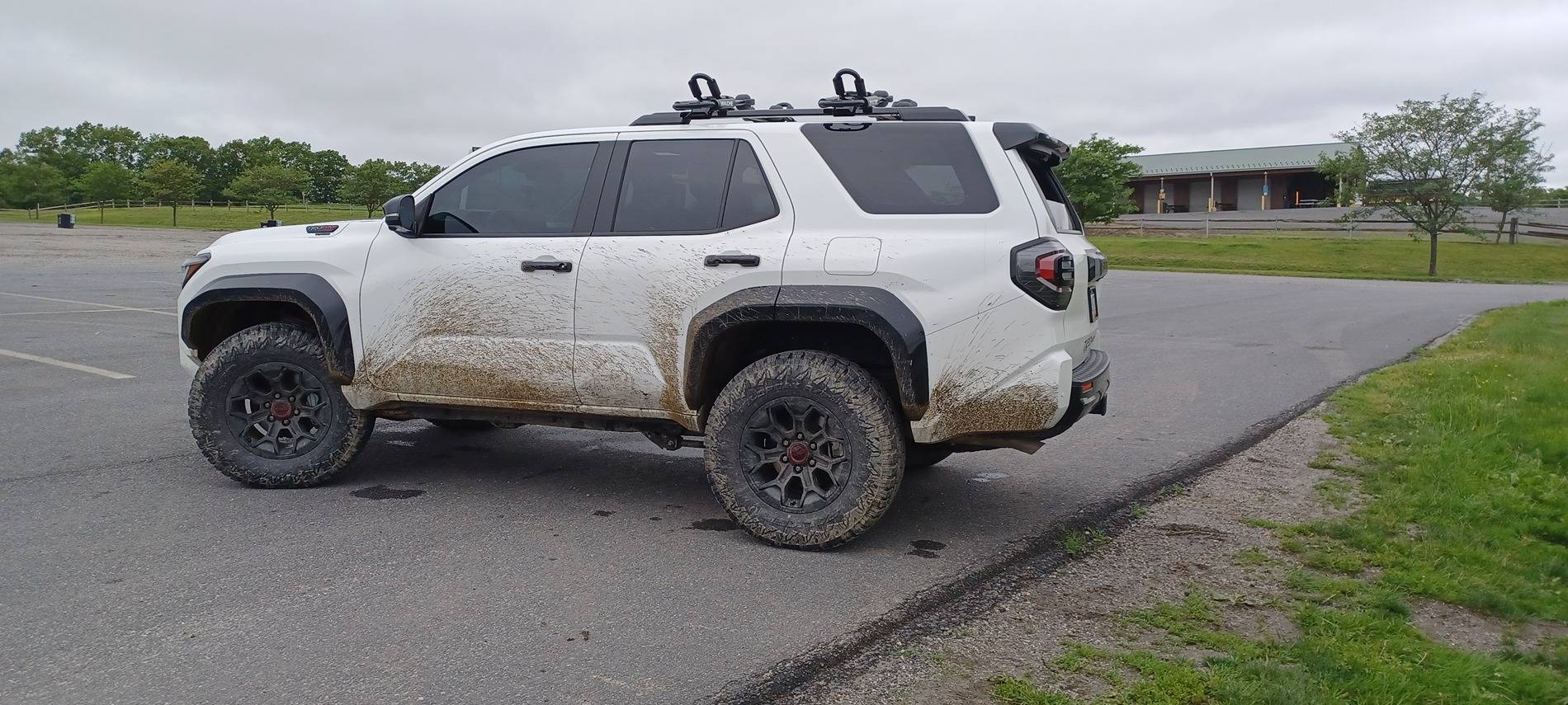 2025 4runner 6th gen Mudbath TRD Pro 2025 4Runner Build: 35's Baja Boss A/T + Rays TE37 +22 Offset 18" Wheels on Stock Suspension 20250615_171604