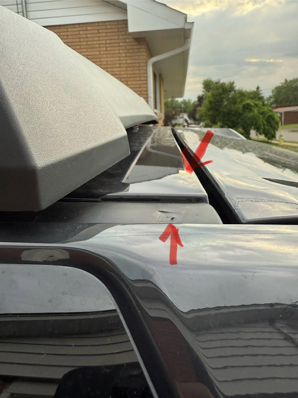 2025 4runner 6th gen Possible PIO roof rack install damage IMG_8494