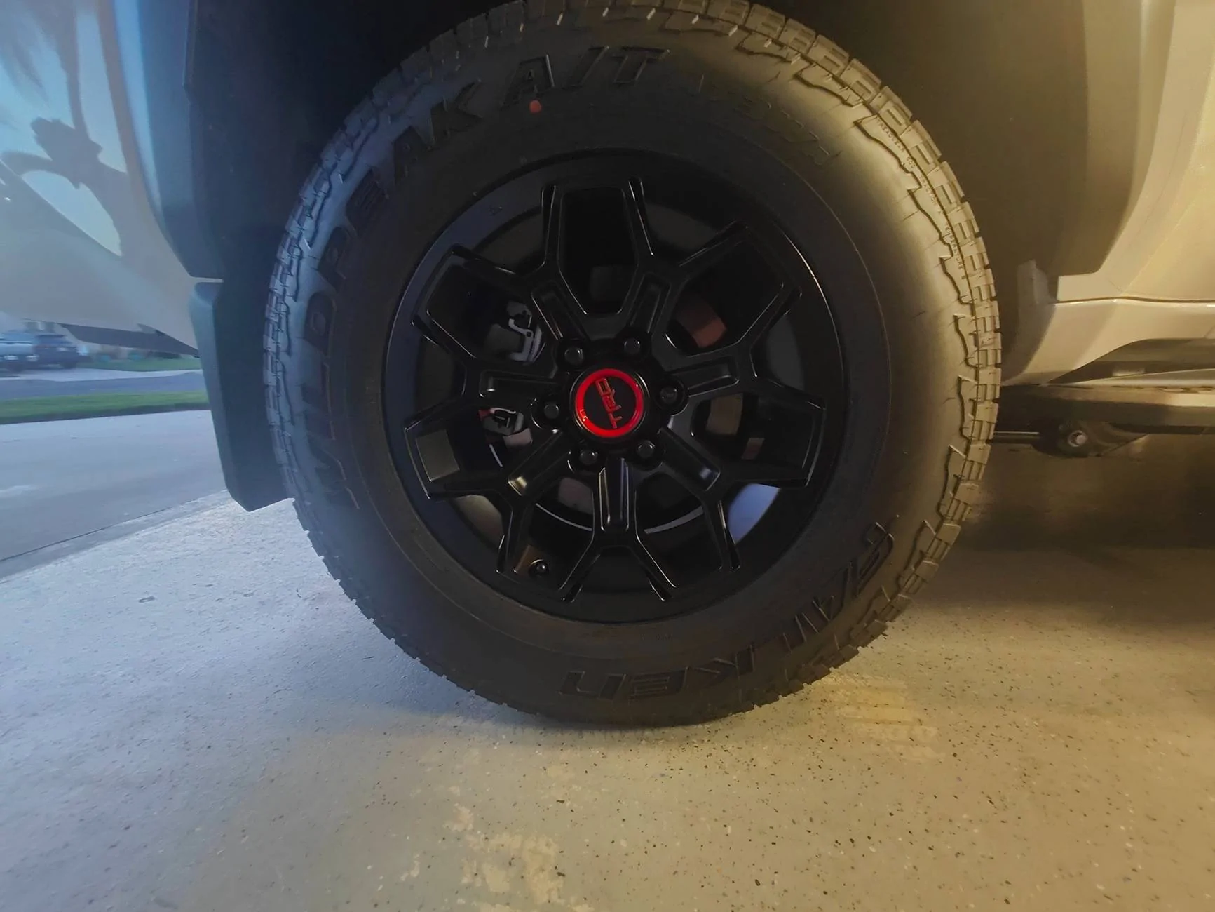 2025 4runner 6th gen Anyone running TRD Pro wheels with 275/70/18 Falken Wildpeak AT4Ws? IMG20250616201047