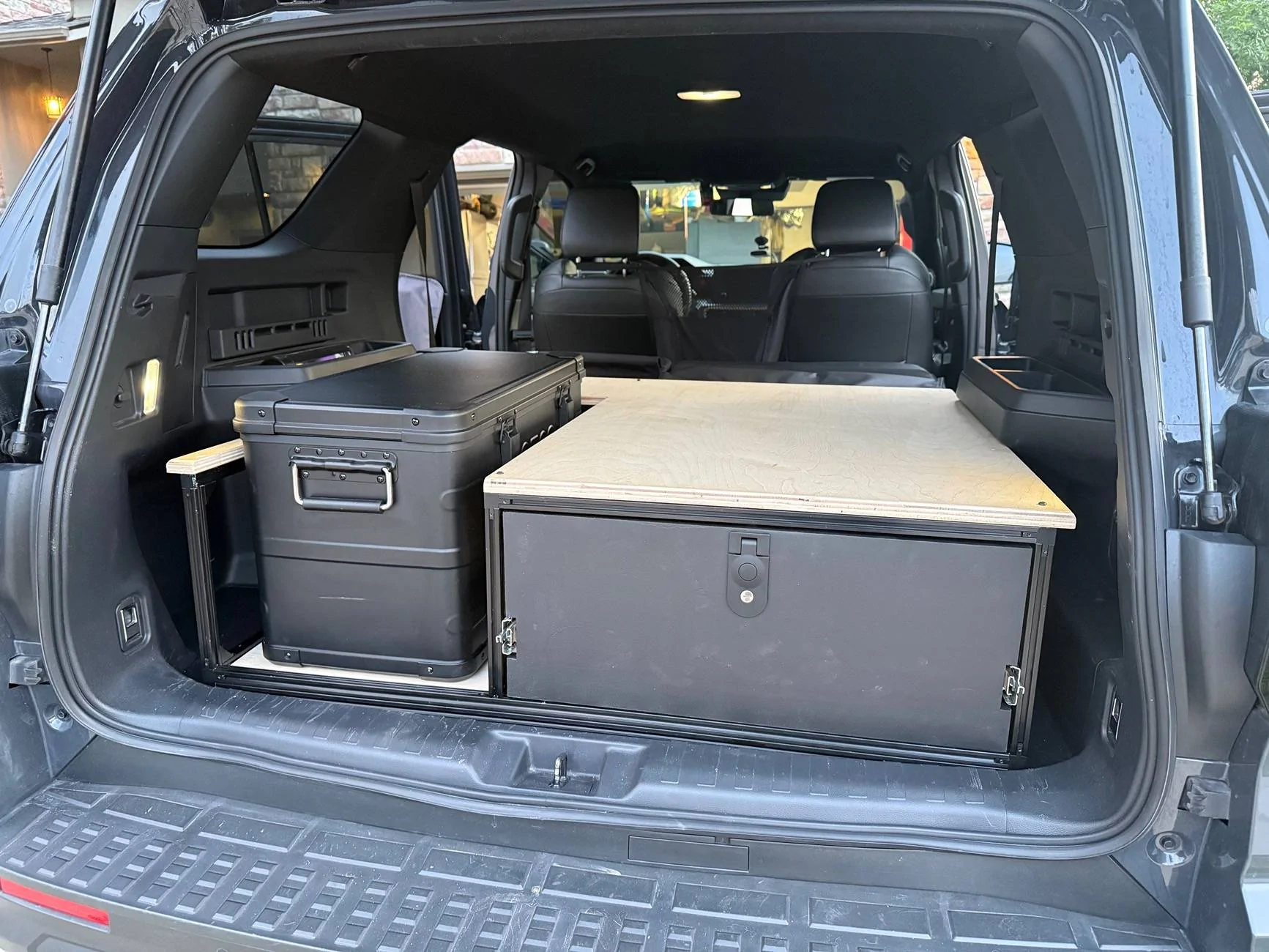 2025 4runner 6th gen DIY Cargo Drawer System and Leveling Platform for Cargo Area IMG_2609