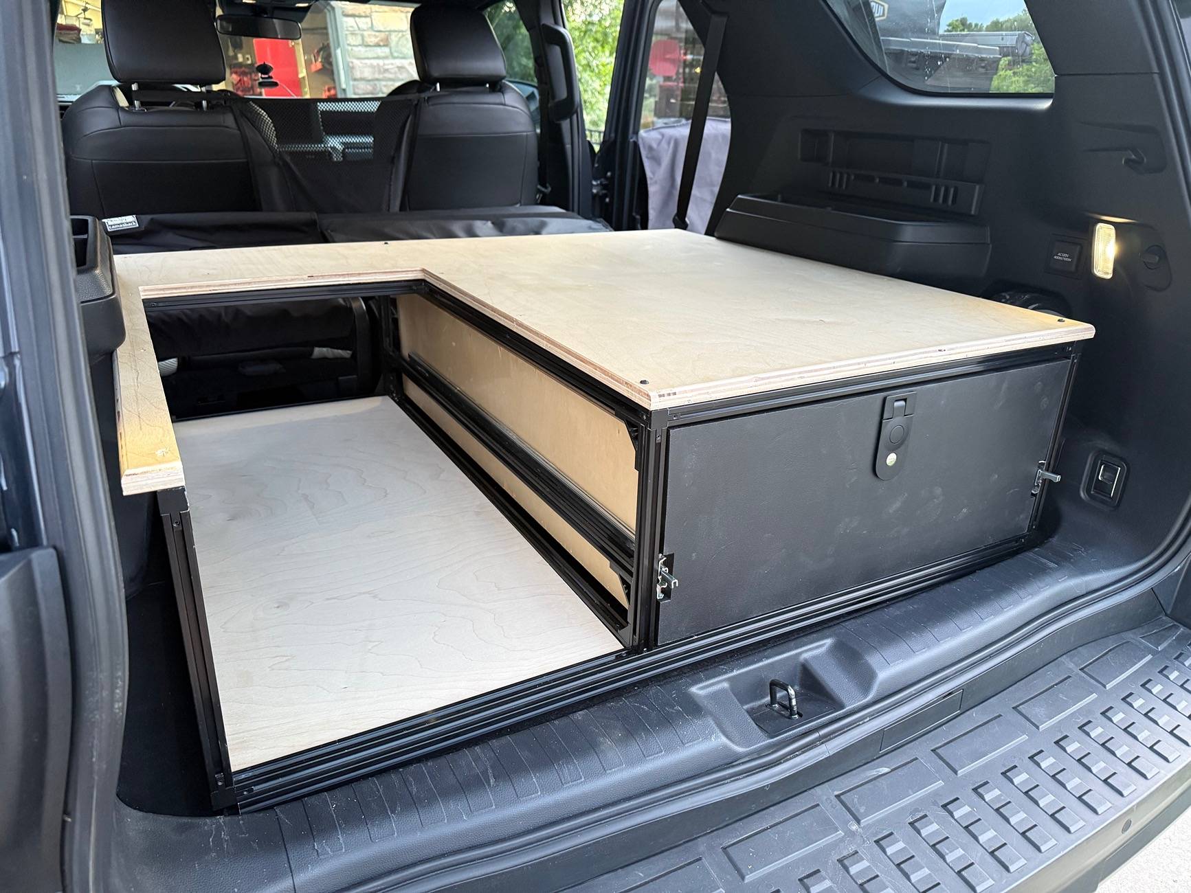2025 4runner 6th gen DIY Cargo Drawer System and Leveling Platform for Cargo Area IMG_2608