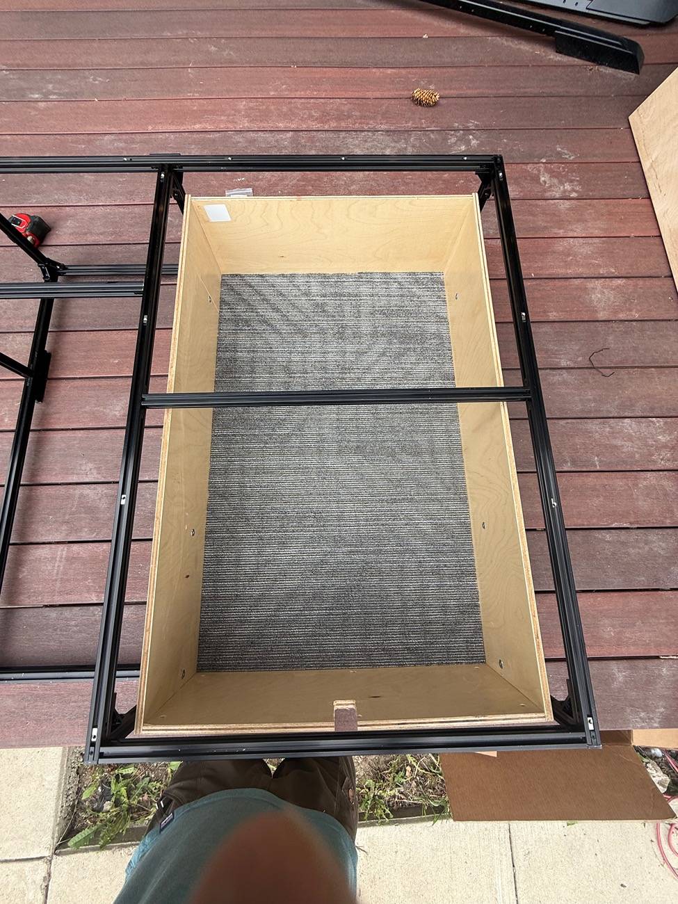 2025 4runner 6th gen DIY Cargo Drawer System and Leveling Platform for Cargo Area IMG_2595