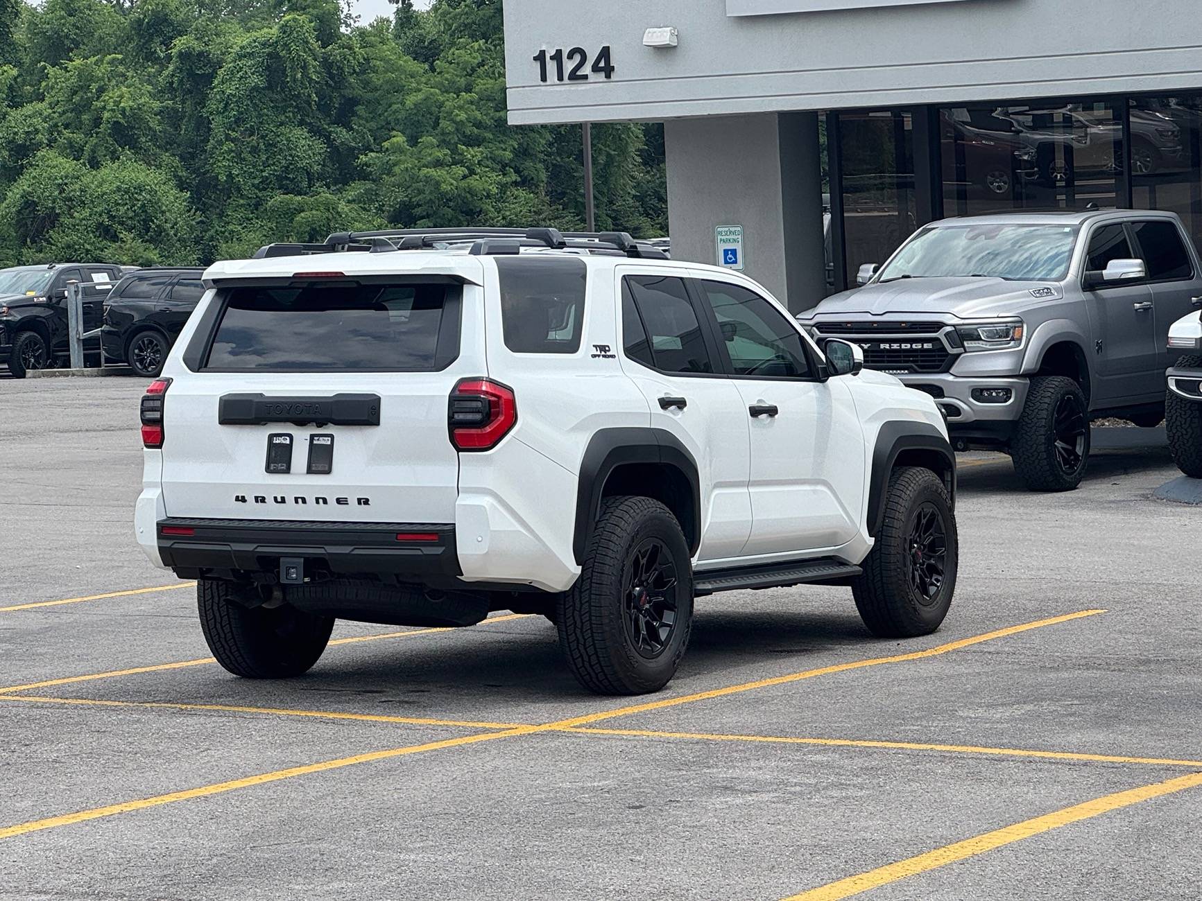 2025 4runner 6th gen Anyone running TRD Pro wheels with 275/70/18 Falken Wildpeak AT4Ws? IMG_1090