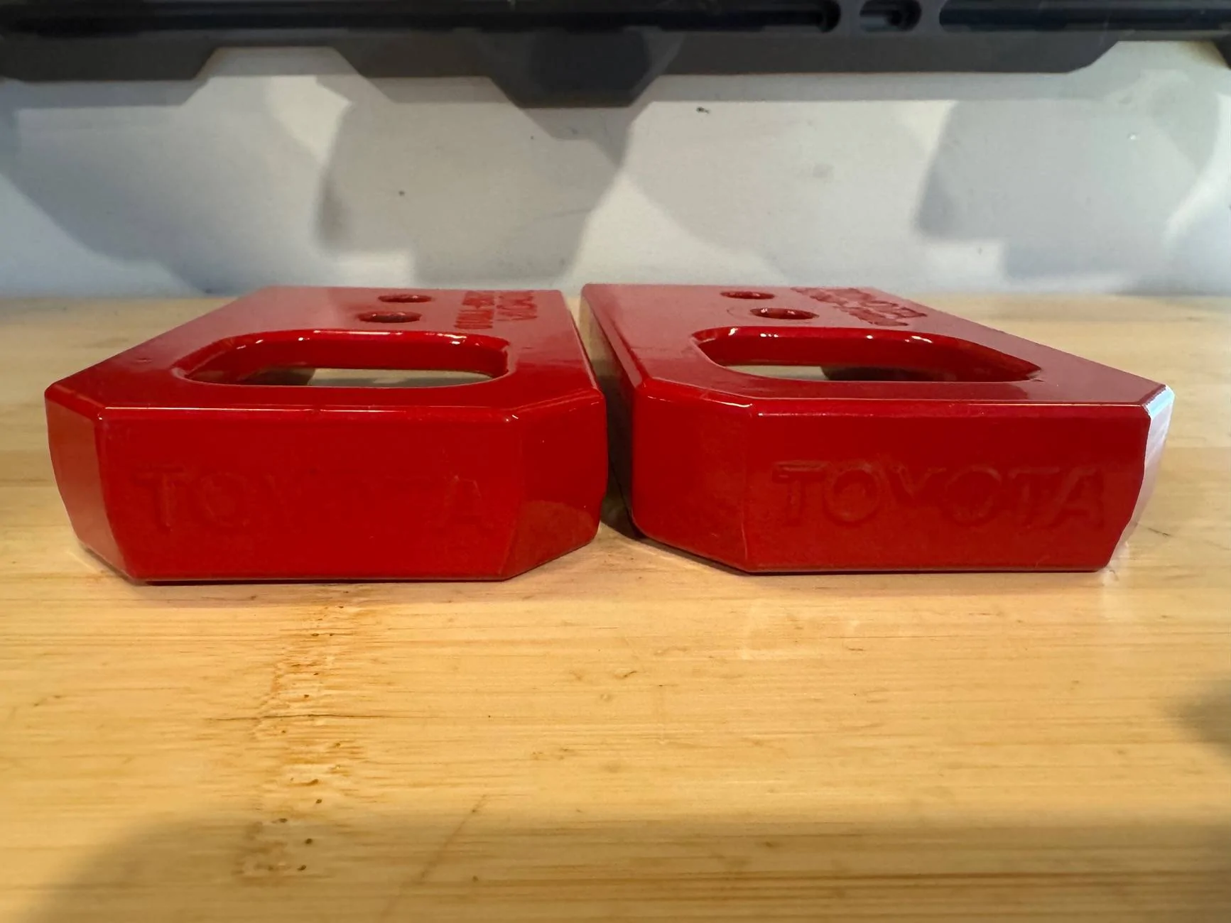 2025 4runner 6th gen OEM Tow Hooks - Red IMG_1216
