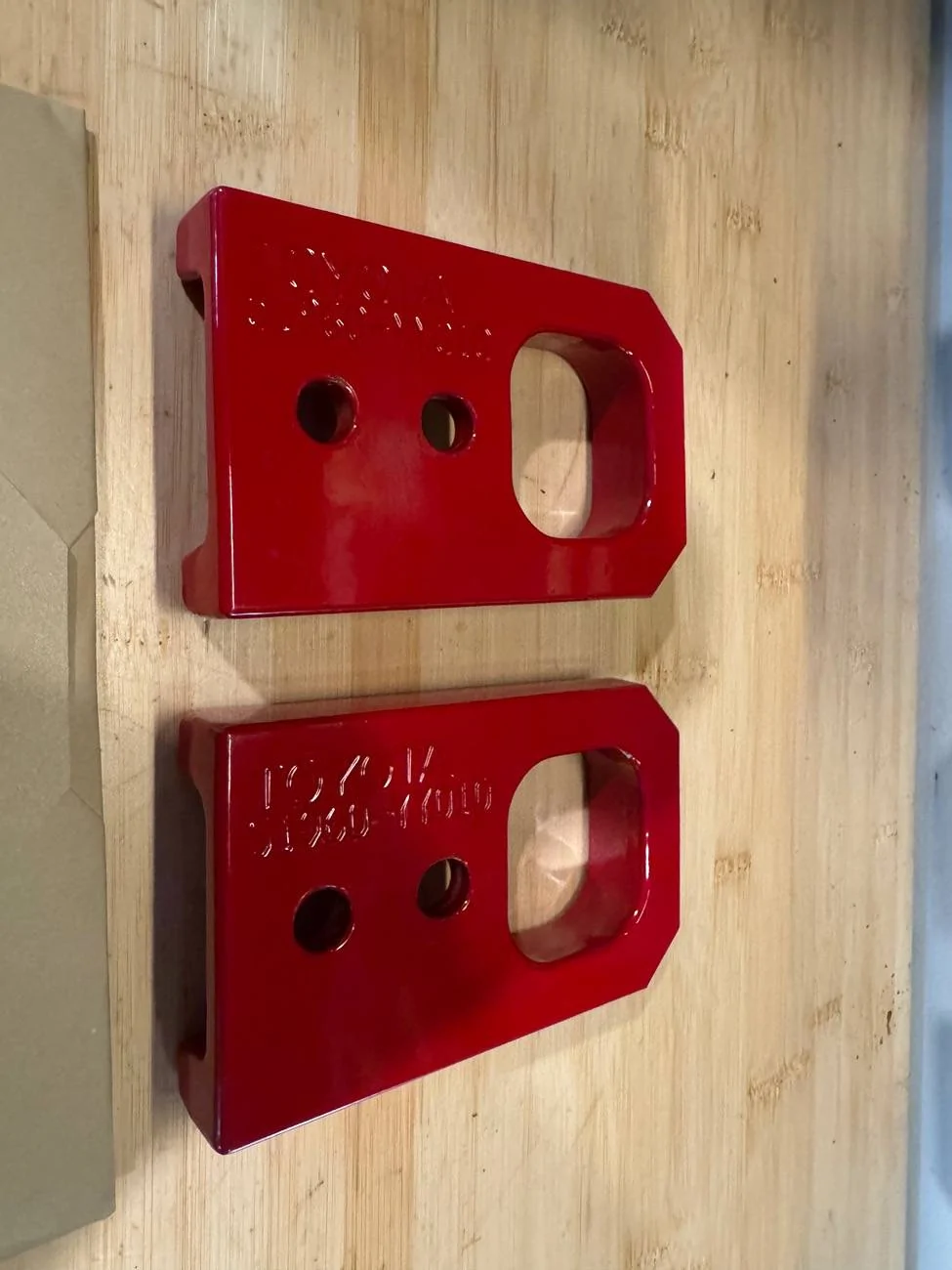 2025 4runner 6th gen OEM Tow Hooks - Red IMG_1213