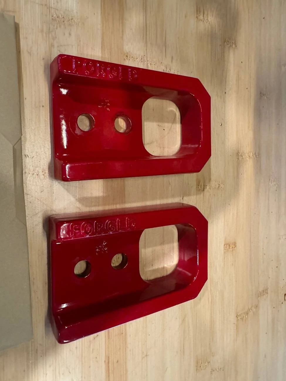 2025 4runner 6th gen OEM Tow Hooks - Red IMG_1214