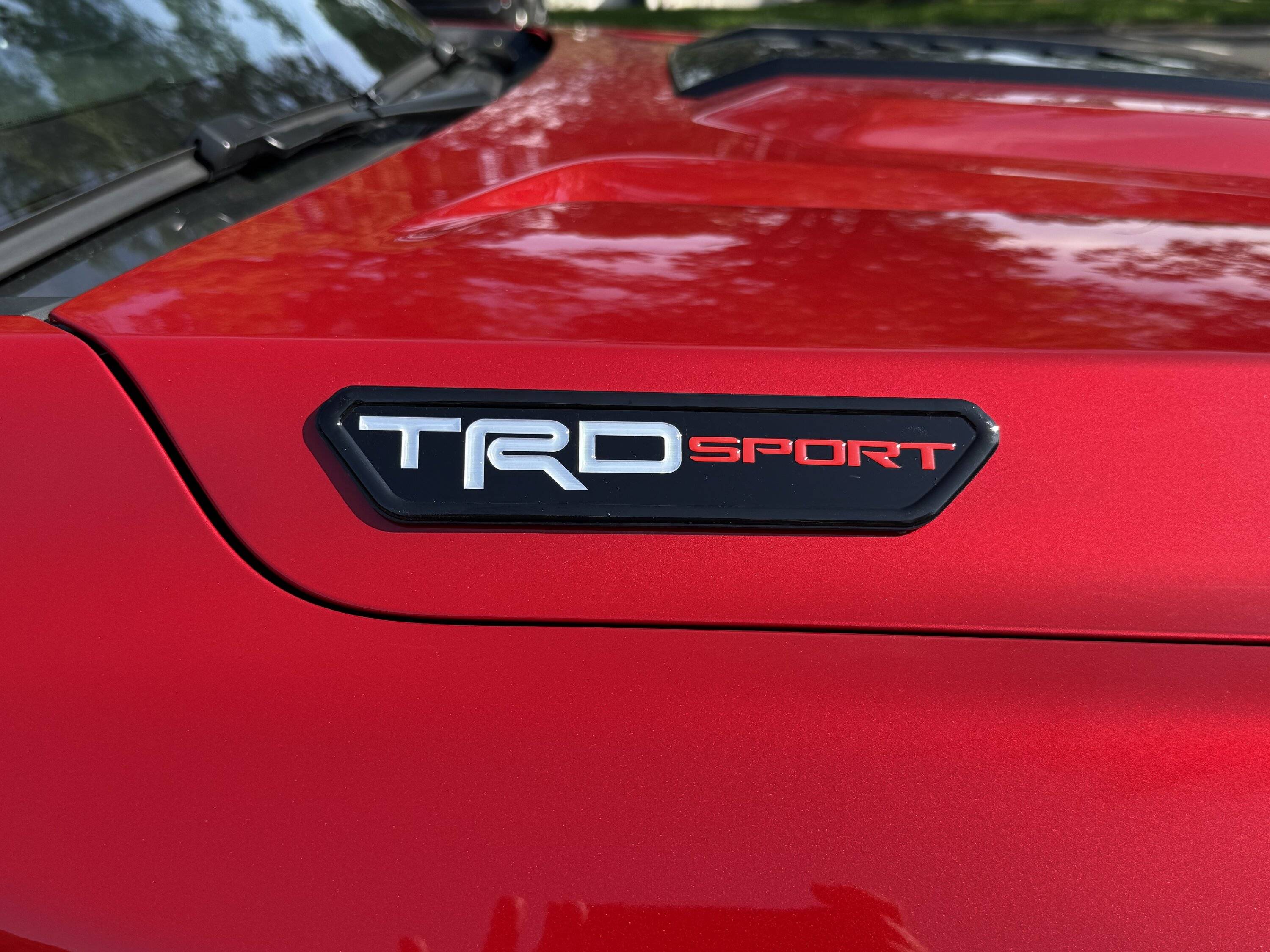 2025 4runner 6th gen Hood side badge ("TRD Sport") from ESTY IMG_4112