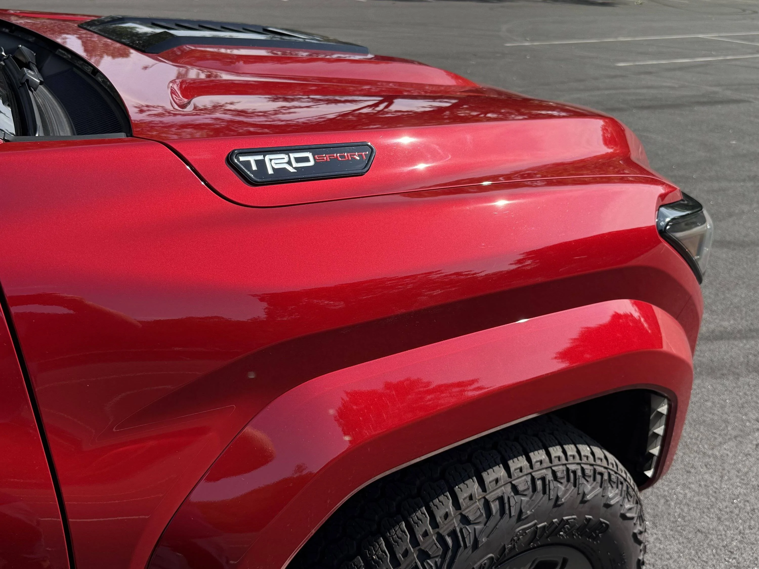 2025 4runner 6th gen Hood side badge ("TRD Sport") from ESTY IMG_4118