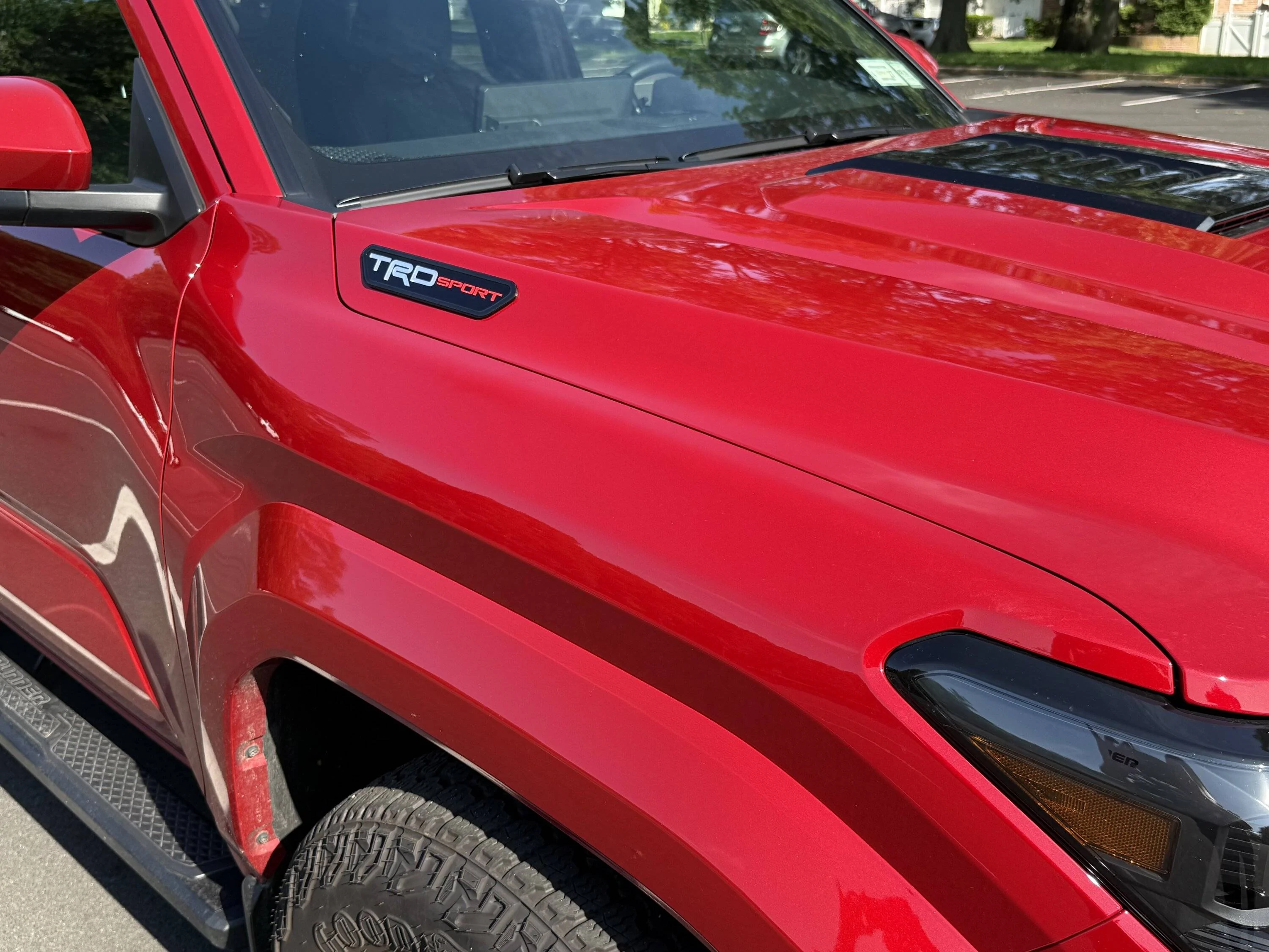 2025 4runner 6th gen Hood side badge ("TRD Sport") from ESTY IMG_4119