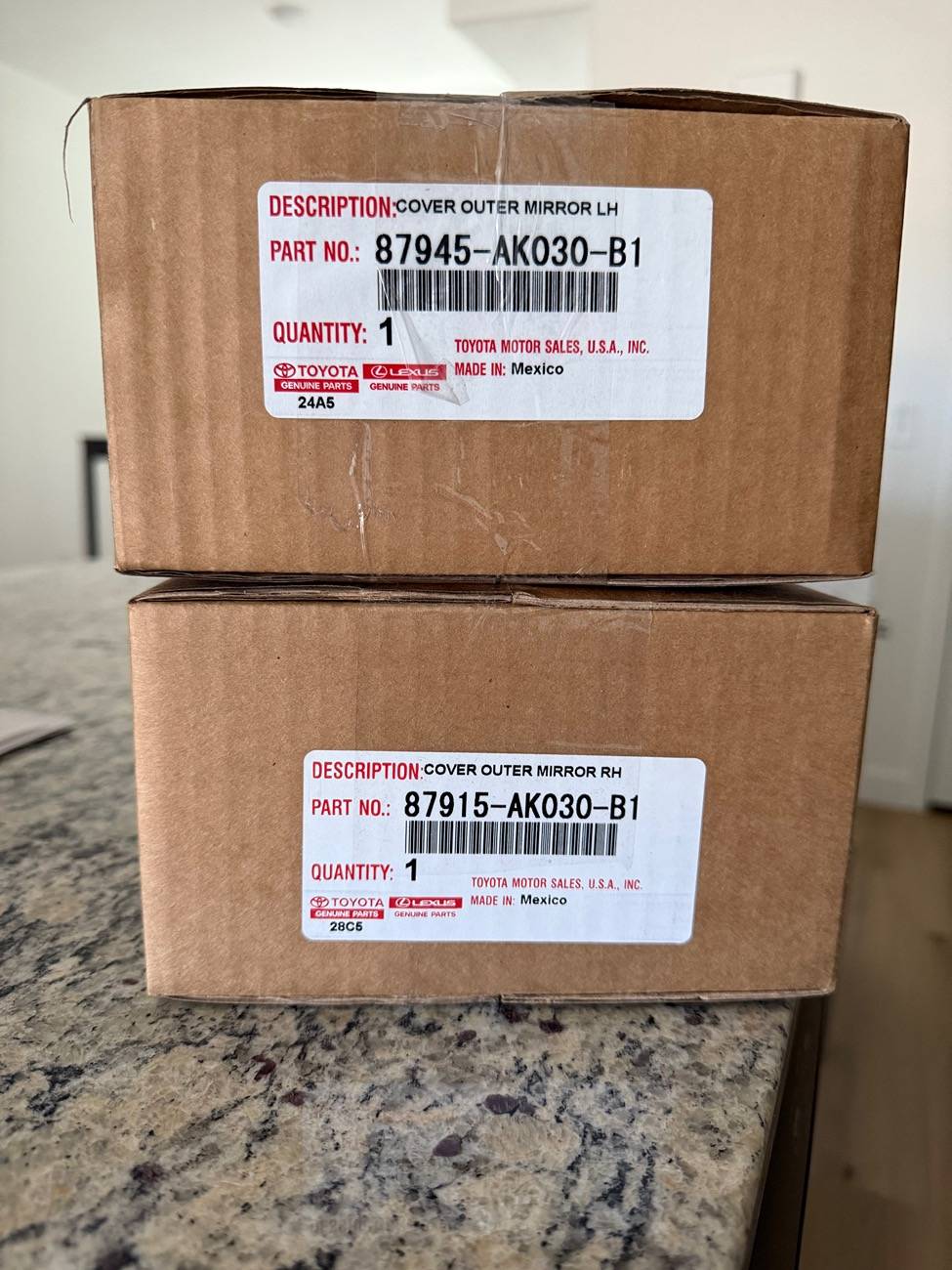 2025 4runner 6th gen Replaced My Off-Road Premium's Matte Black Side Mirror Covers to Paint Matched Color Mirror Cap IMG_0246