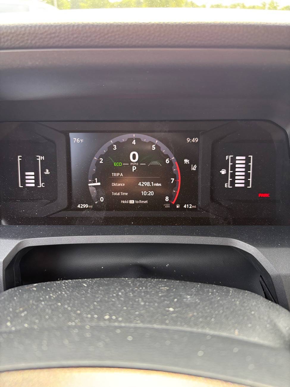 2025 Toyota 4runner 305 miles to empty with full tank ? IMG_3119