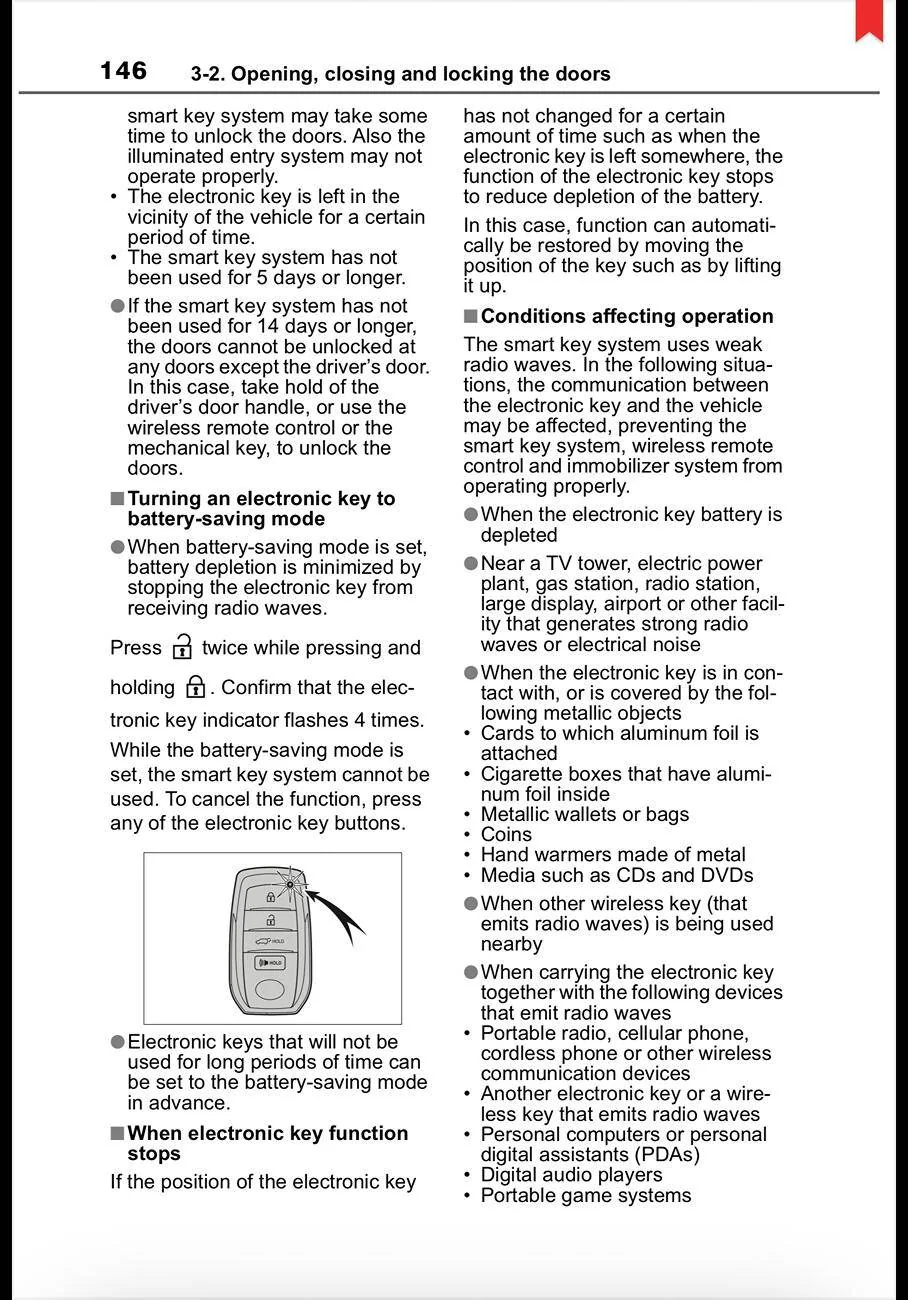 2025 4runner 6th gen How to use mechanical key to re-enter car without setting off alarm? IMG_0292