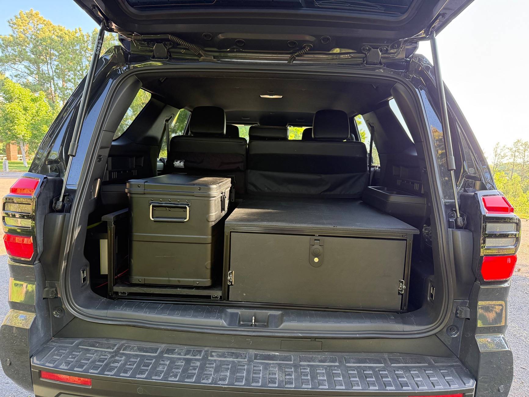 2025 4runner 6th gen DIY Cargo Drawer System and Leveling Platform for Cargo Area IMG_2624
