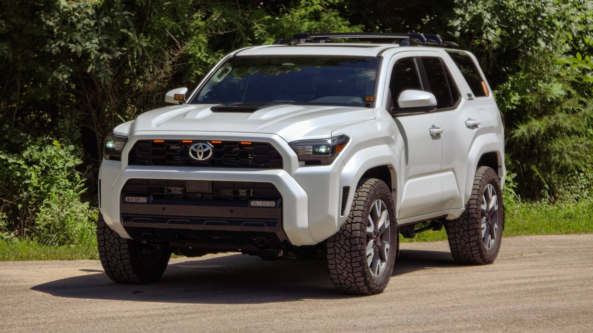 2025 4runner 6th gen 1.5" KSP wheel spacers installed + 275/60/20 Falken Wildpeak A/T4W on stock TRD Sport wheels. 20250619_144735