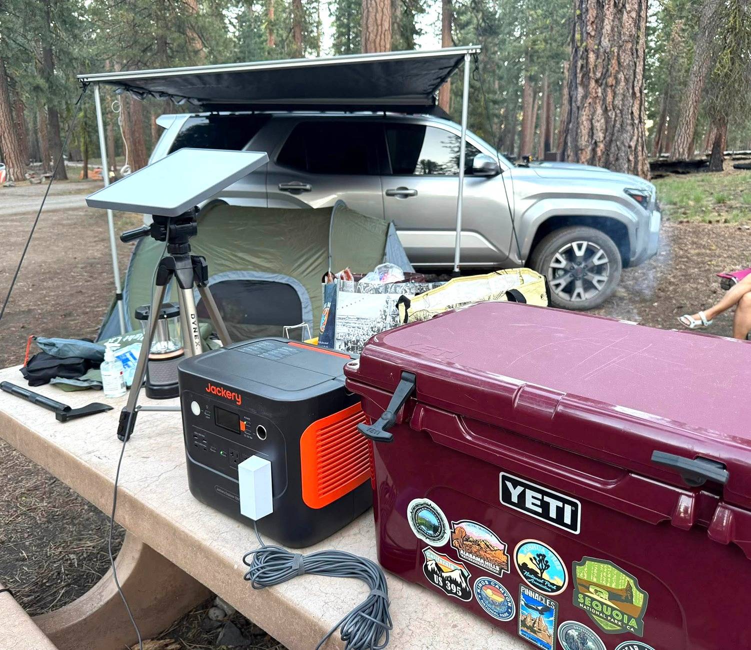 2025 4runner 6th gen She loves outdoor! Camping with must have gadgets: Starlink & power bank 509436786_1244897917276064_5477748138778198323_n